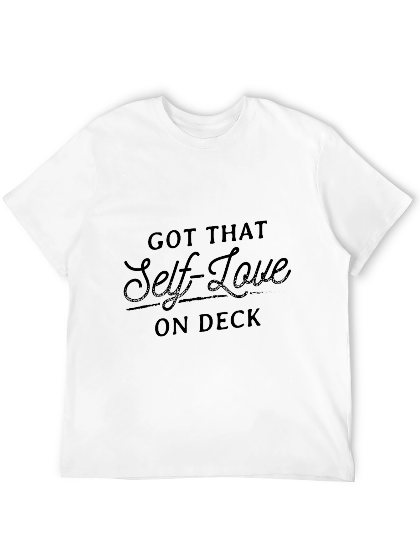 Got That Self-Love On Deck Black Tee