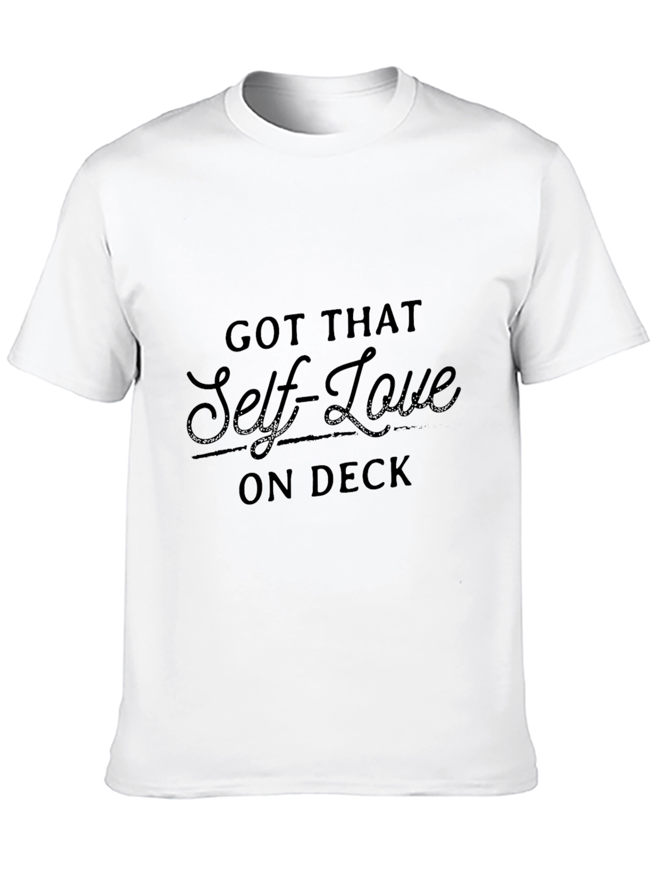 Got That Self-Love On Deck Black Tee