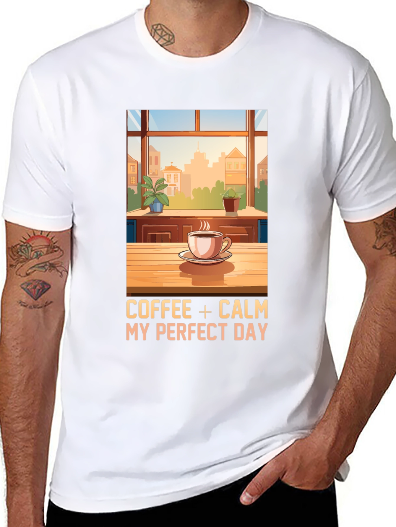 Coffee + Calm My Perfect Day T-Shirt