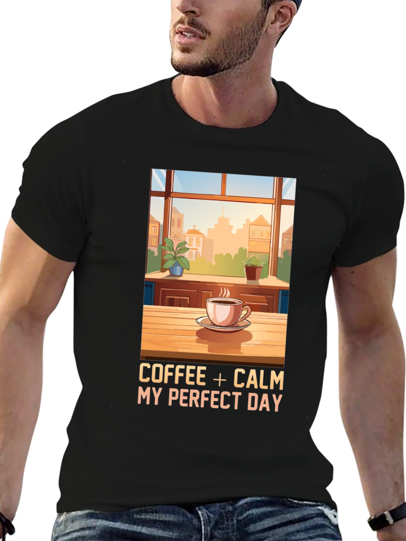 Coffee + Calm My Perfect Day T-Shirt
