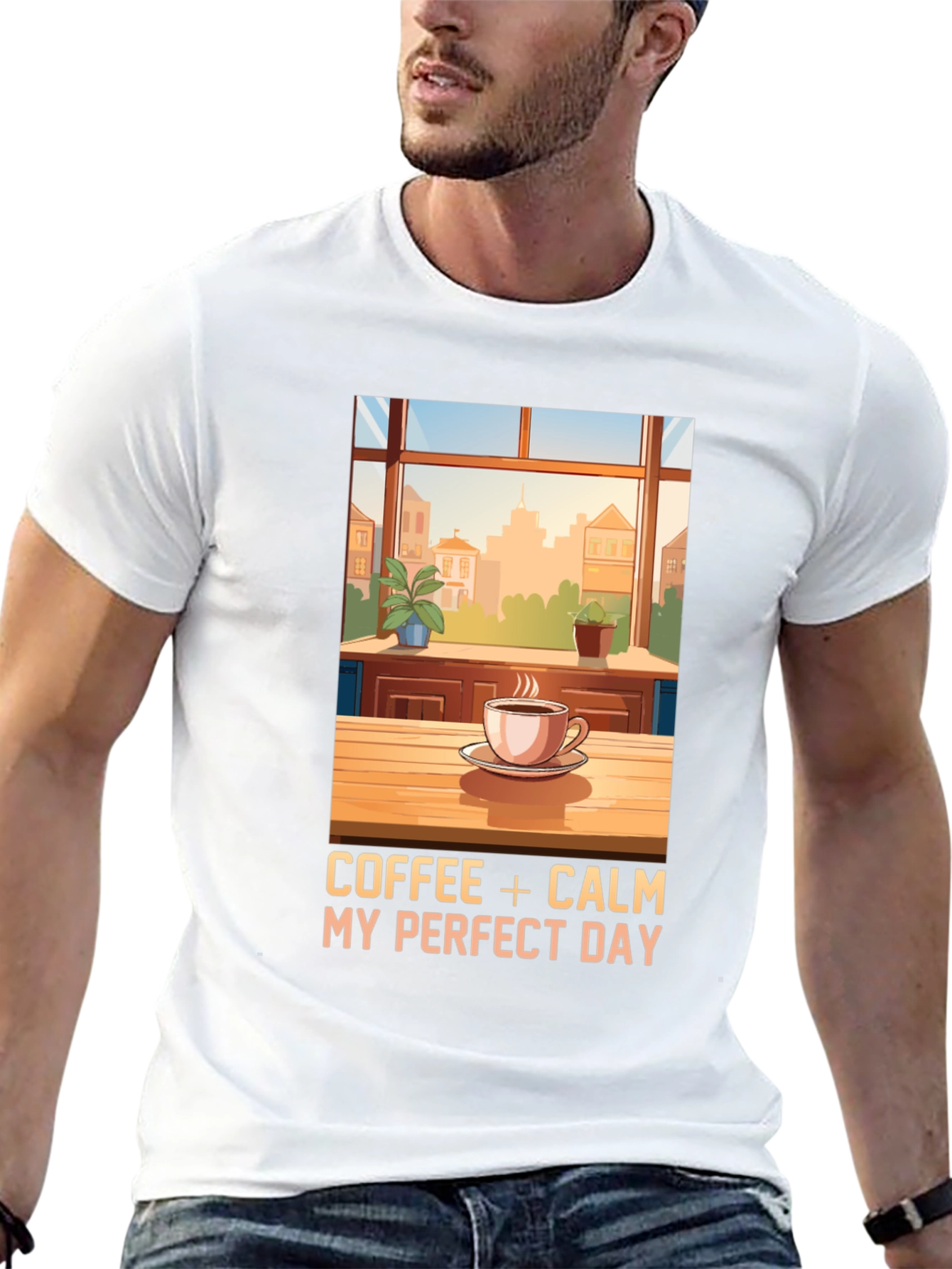 Coffee + Calm My Perfect Day T-Shirt
