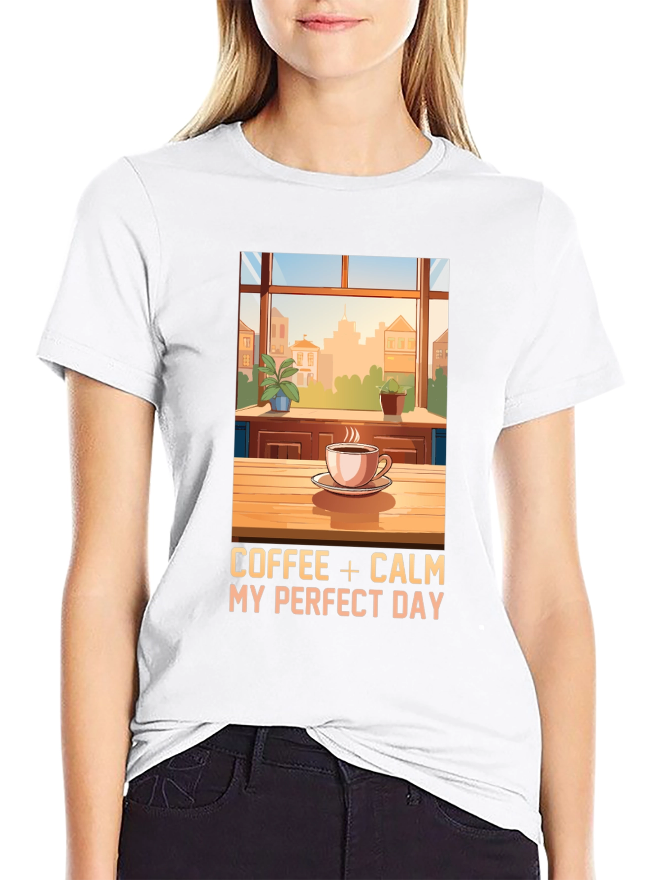 Coffee + Calm My Perfect Day T-Shirt