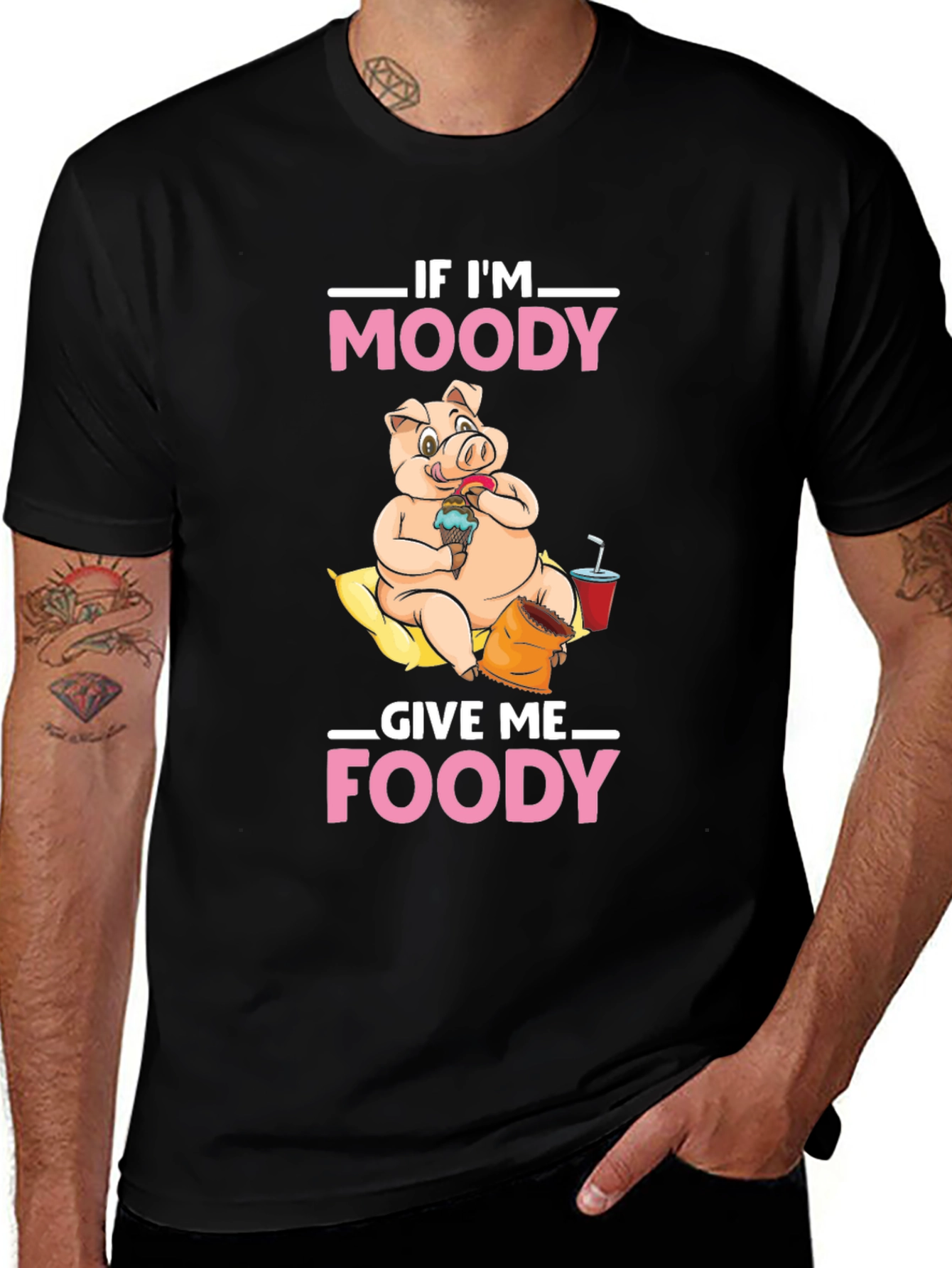 Moody Pig Foody T-Shirt
