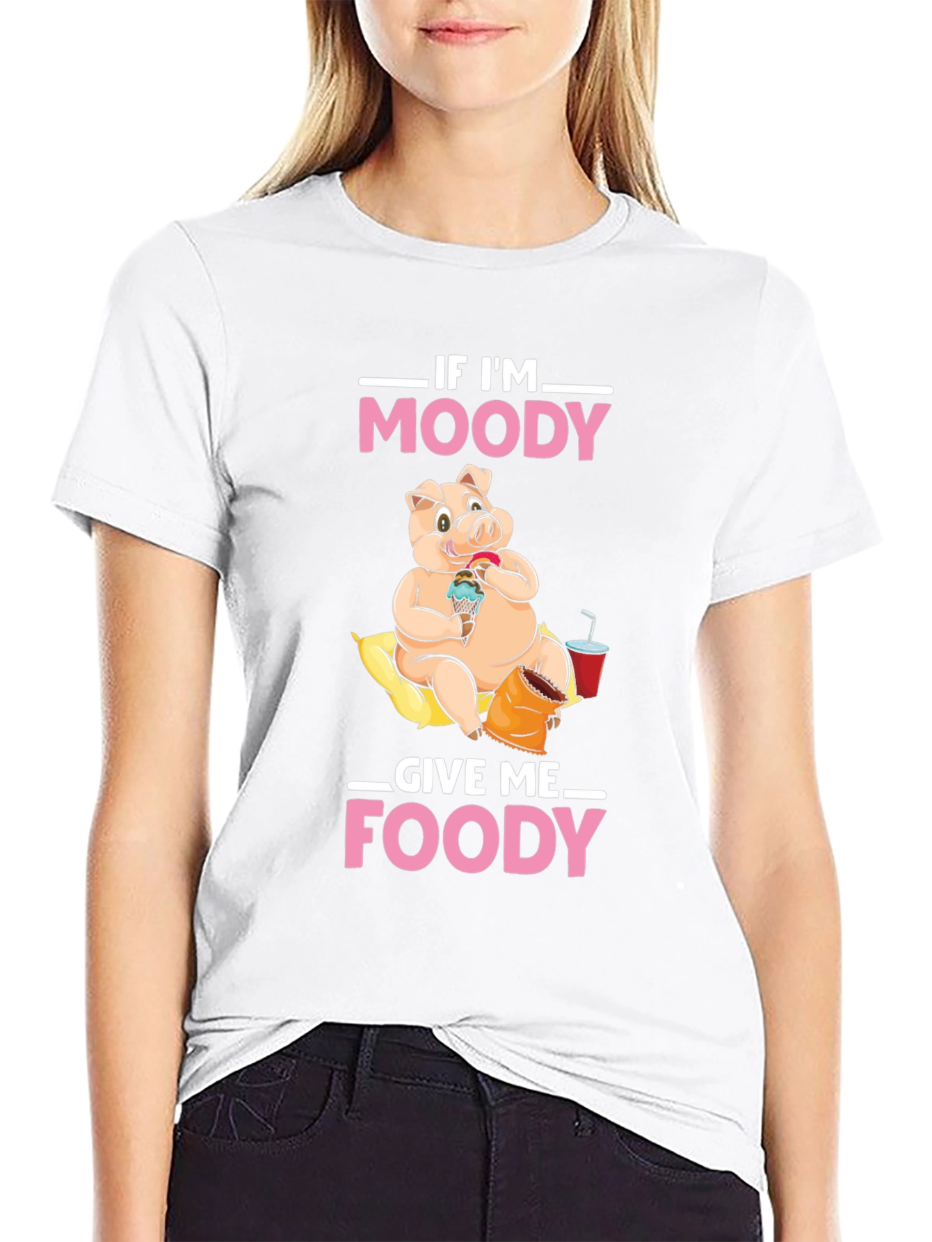 Moody Pig Foody T-Shirt