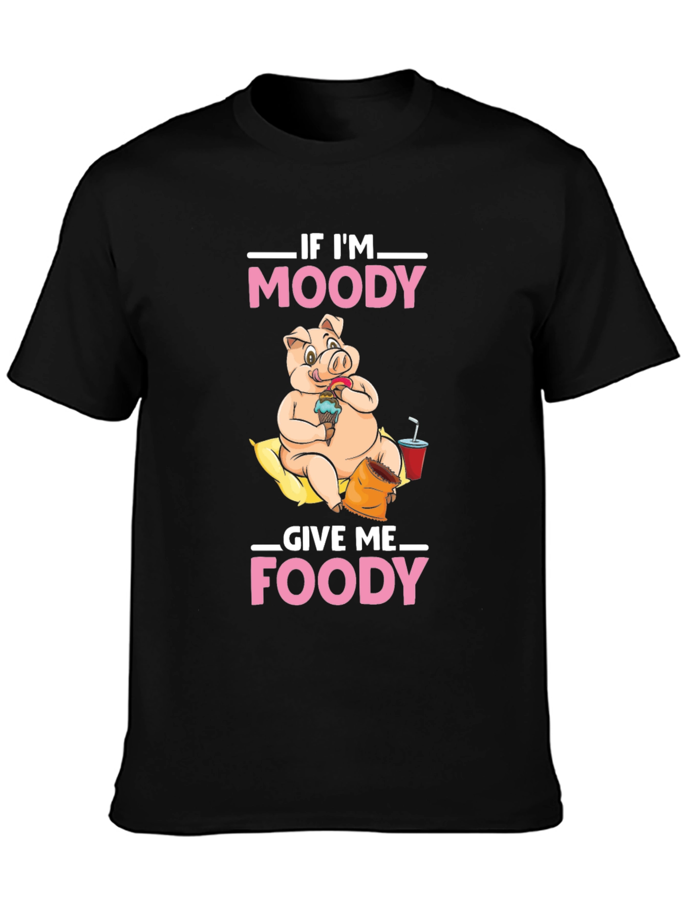 Moody Pig Foody T-Shirt