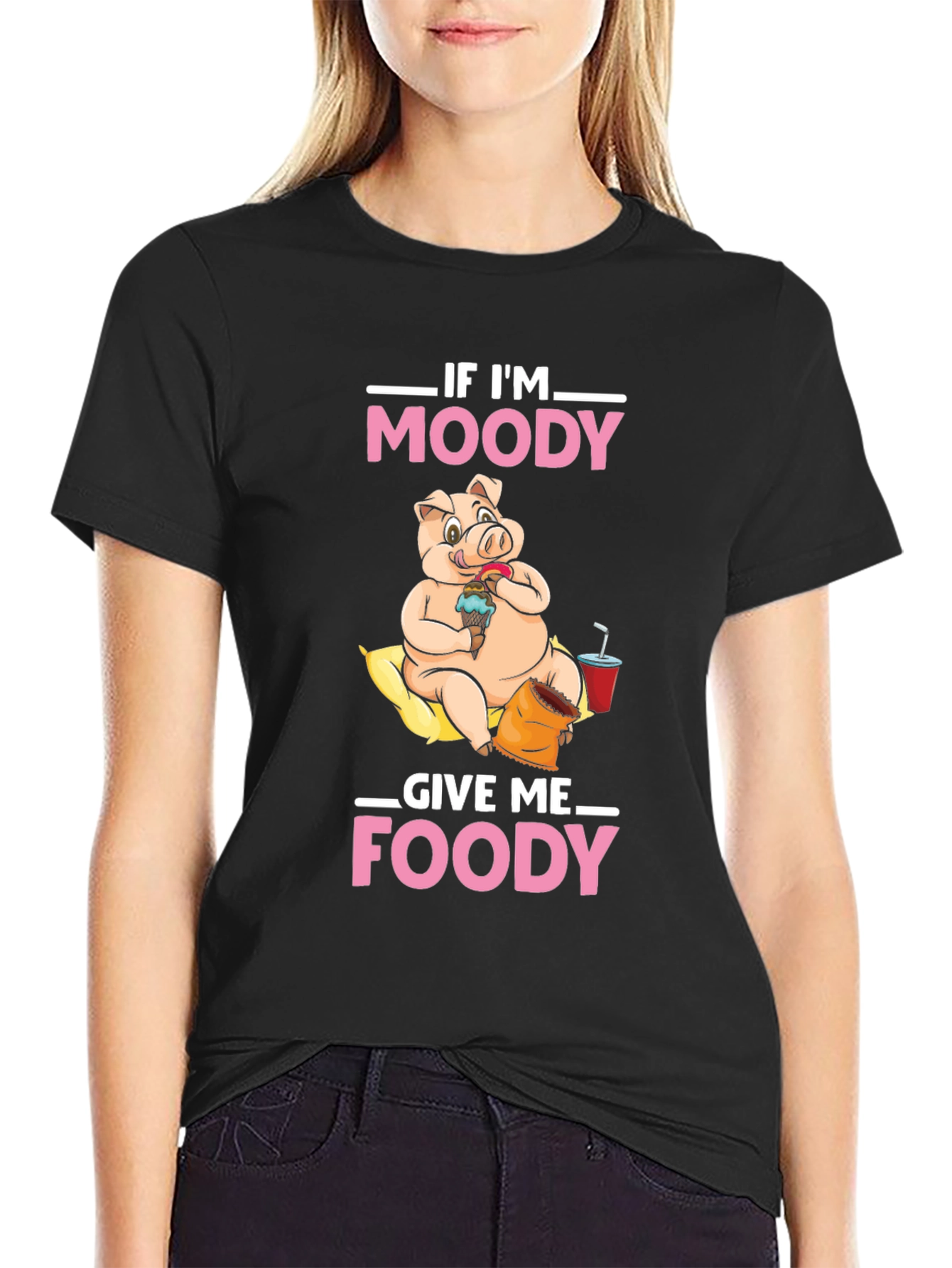 Moody Pig Foody T-Shirt