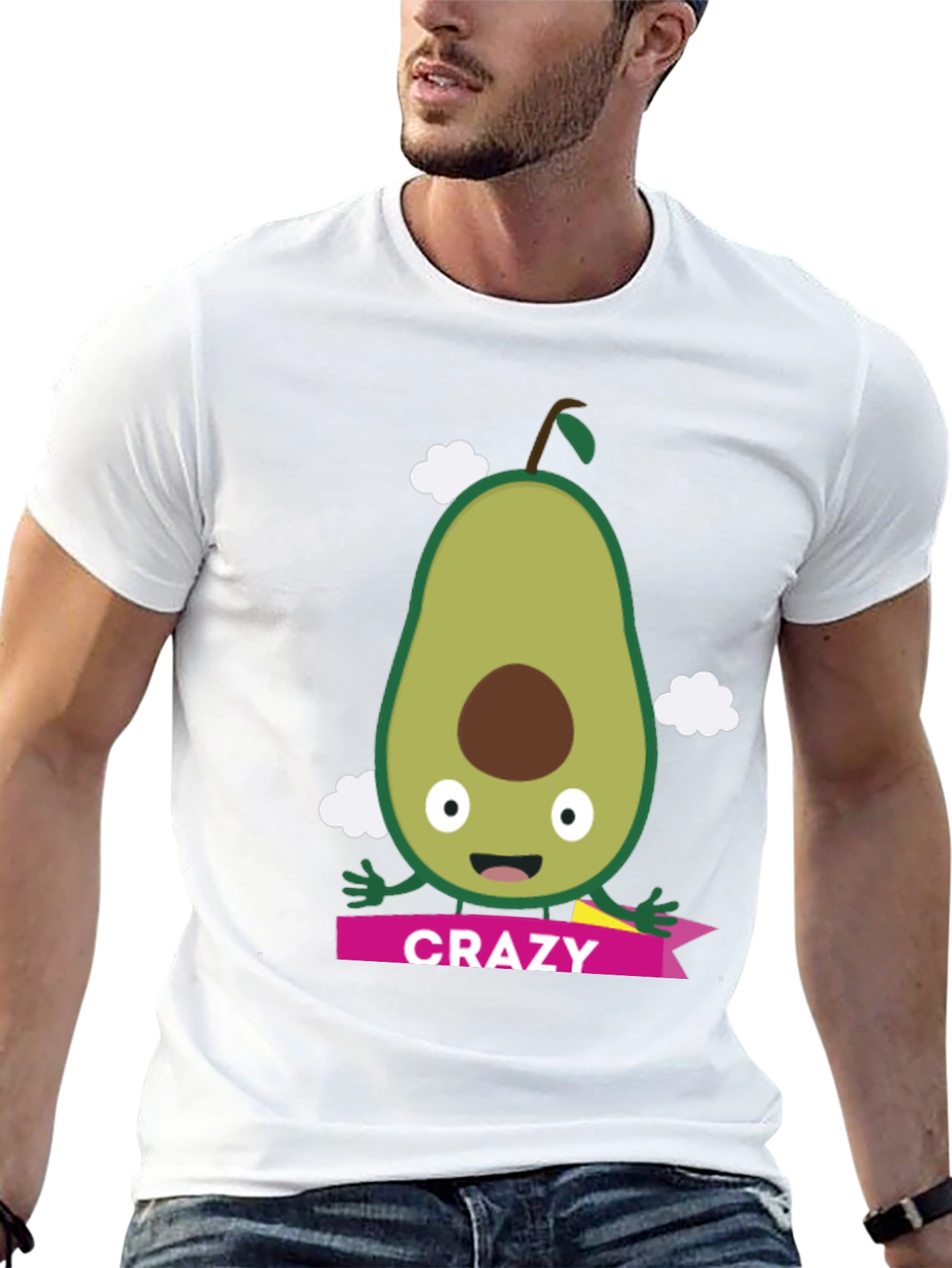 Crazy Avocado Graphic Tee - Fun & Unique T-Shirt