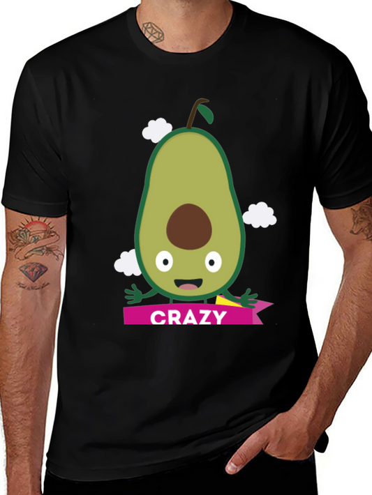 Crazy Avocado Graphic Tee - Fun & Unique T-Shirt