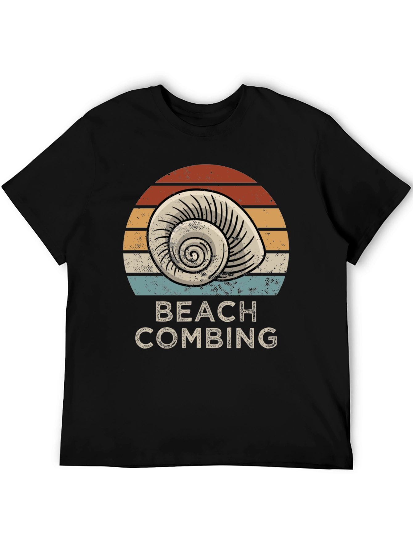 Beach Combing Graphic T-Shirt - Coastal Style