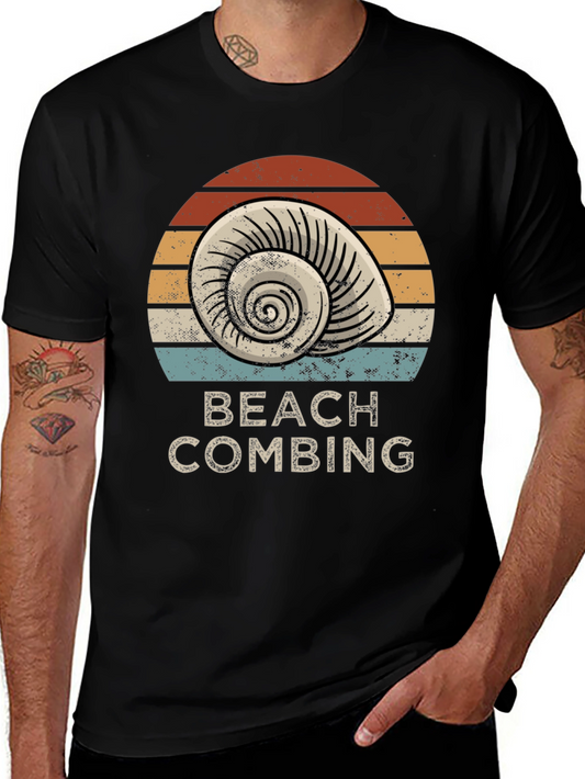 Beach Combing Graphic T-Shirt - Coastal Style