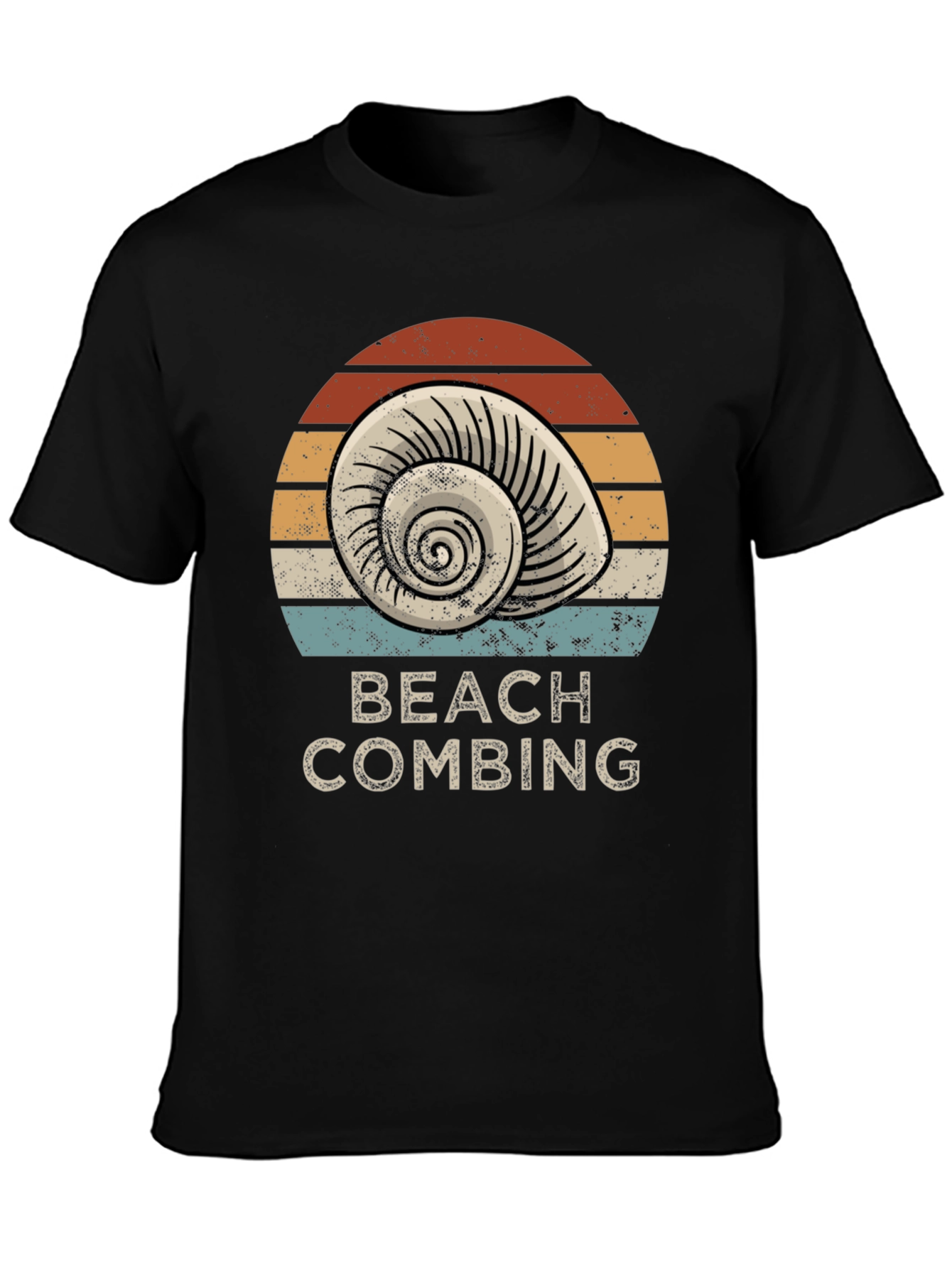 Beach Combing Graphic T-Shirt - Coastal Style
