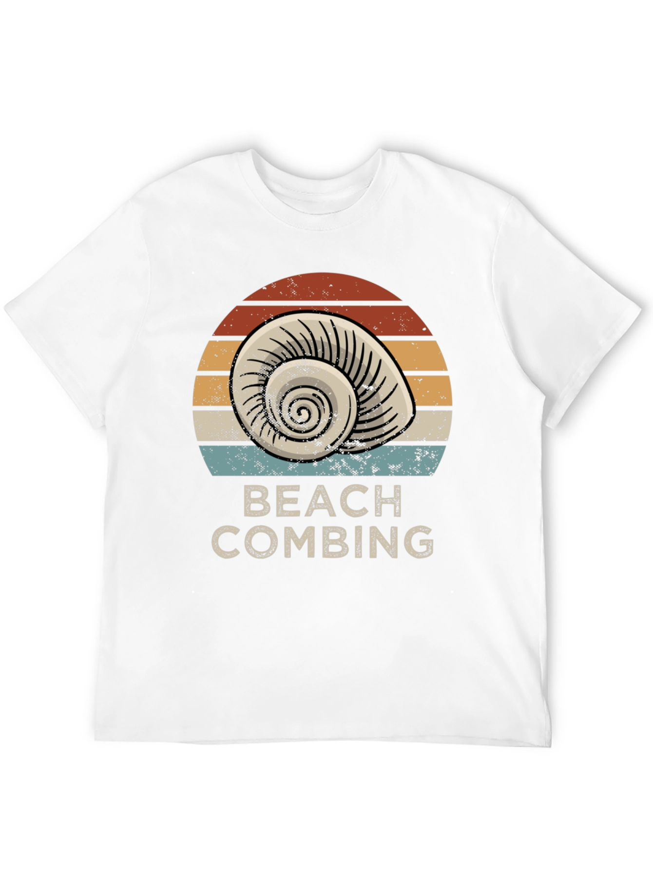 Beach Combing Graphic T-Shirt - Coastal Style