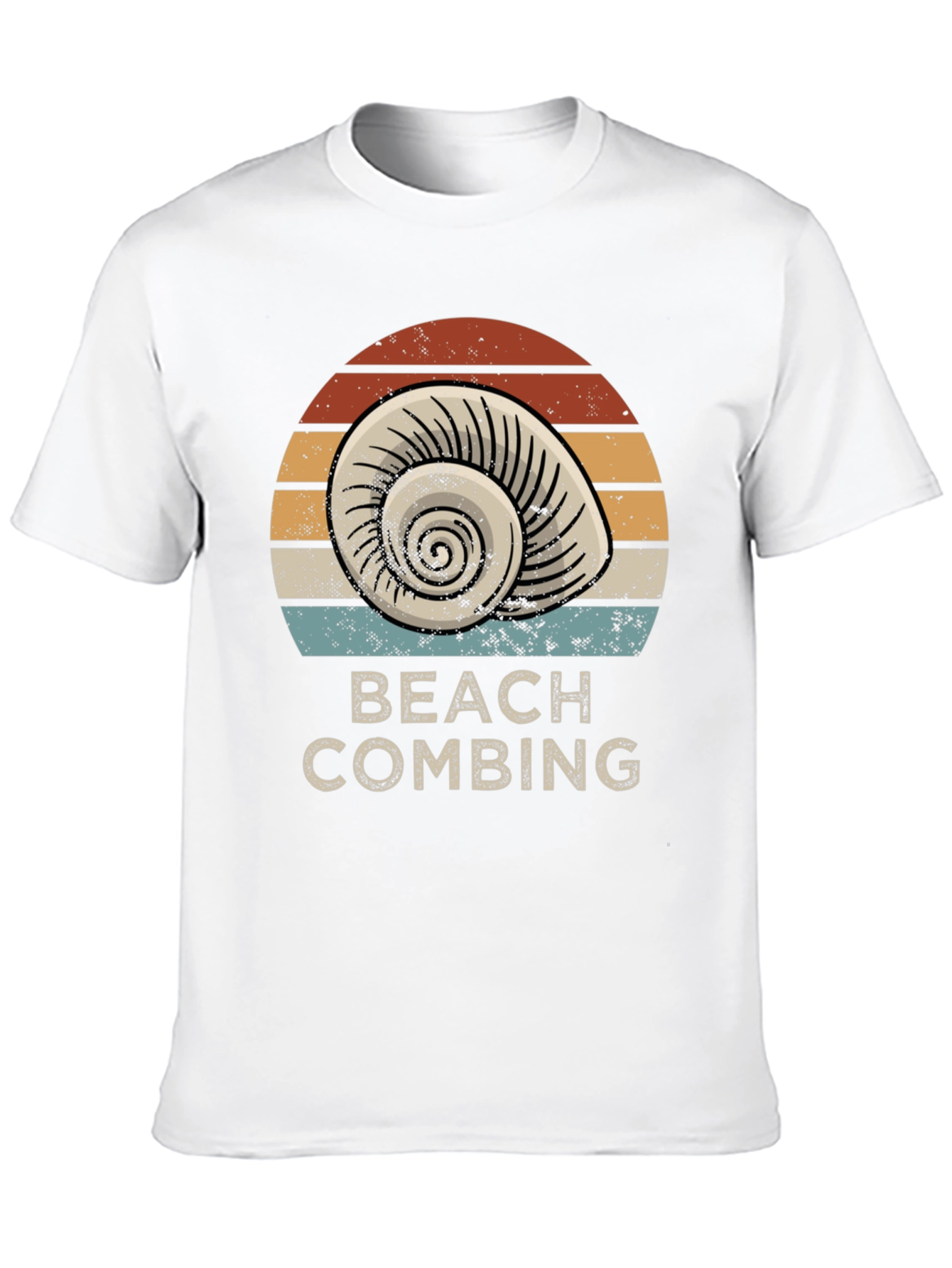 Beach Combing Graphic T-Shirt - Coastal Style