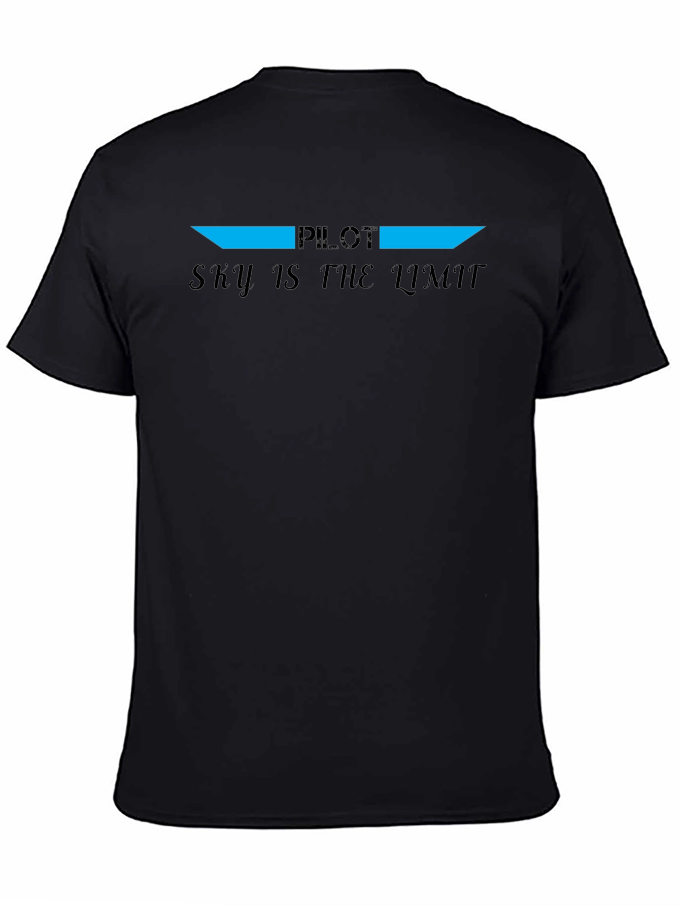 Pilot Sky is the Limit Black T-Shirt