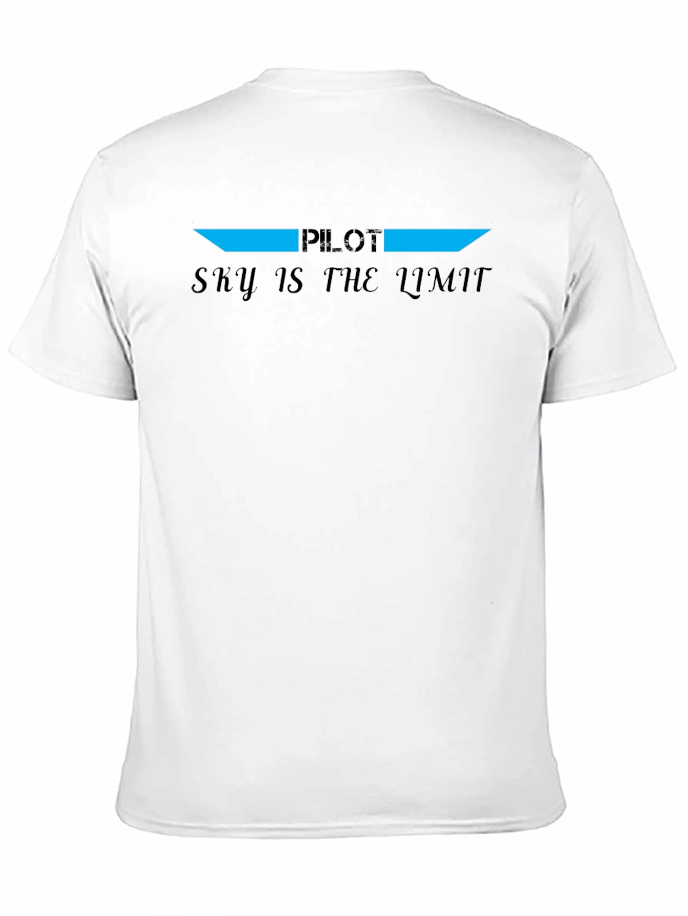 Pilot Sky is the Limit Black T-Shirt