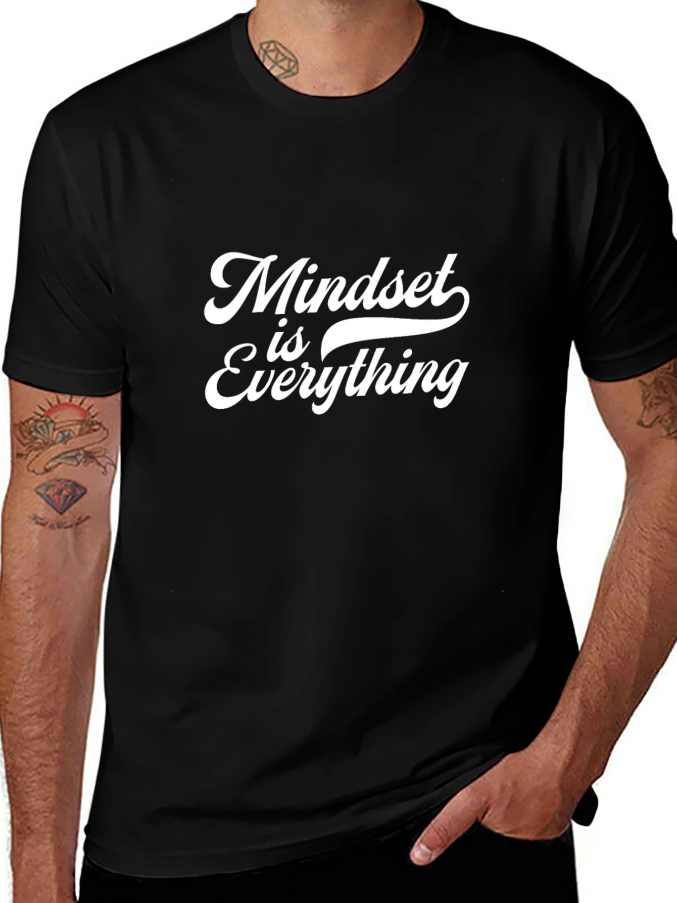 Mindset is Everything Graphic Tee - Casual Comfort