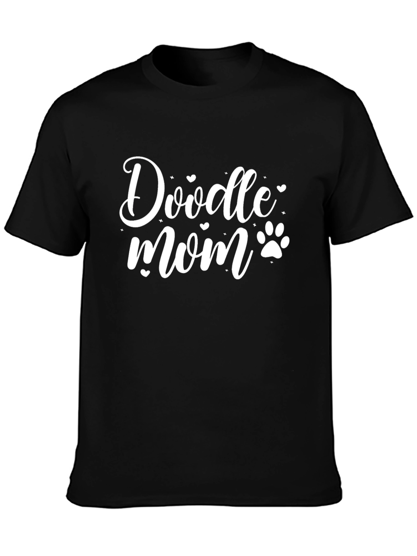 Doodle Mom Paw Print T-Shirt – Cute Dog Mom Tee