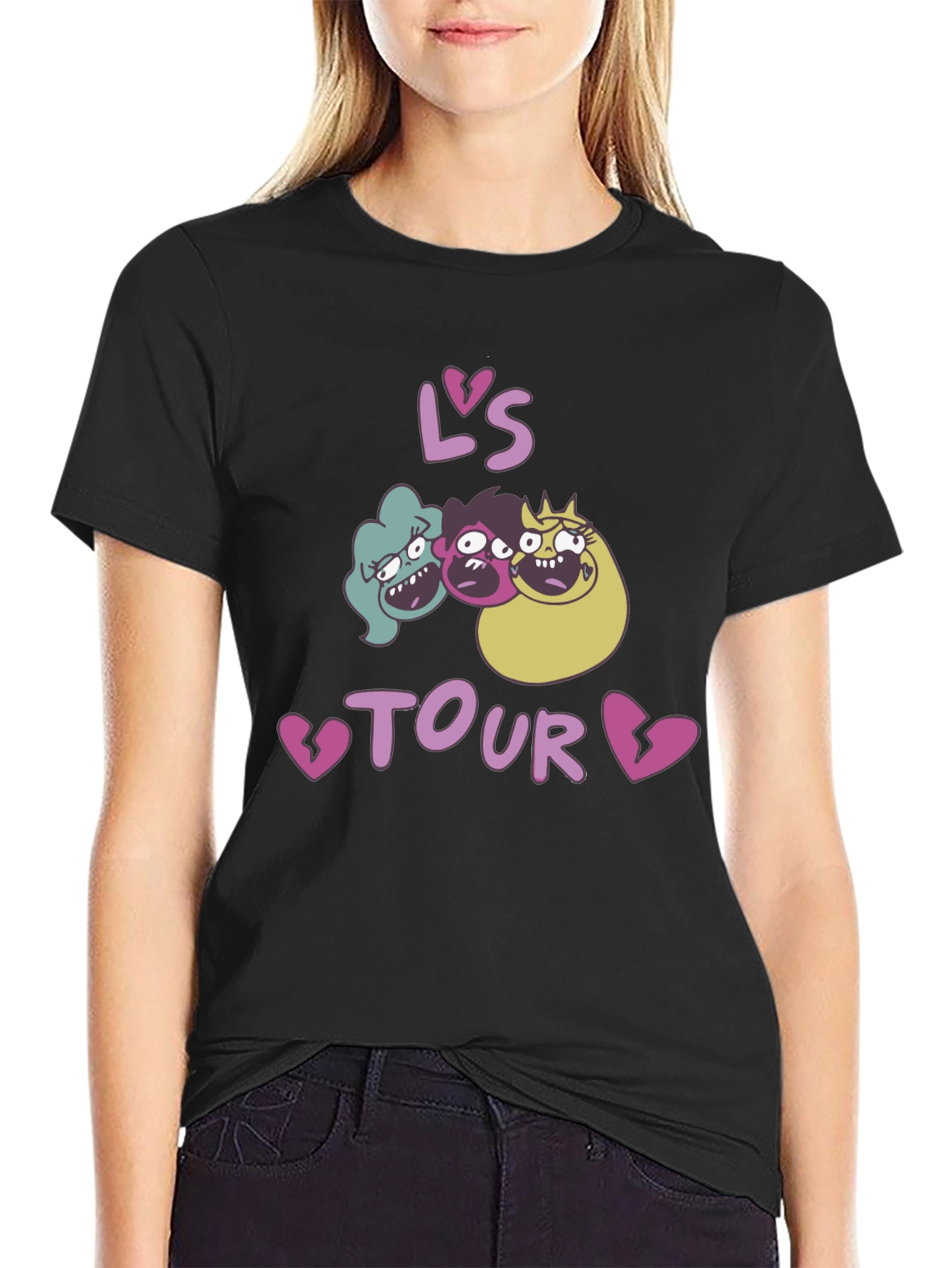 Lavas Tour Graphic T-Shirt Black