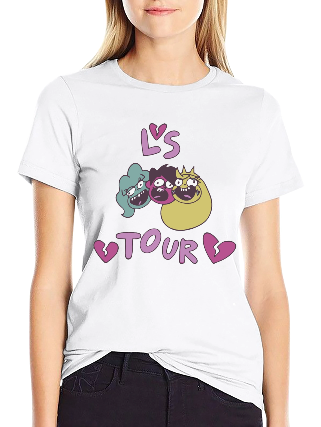 Lavas Tour Graphic T-Shirt Black