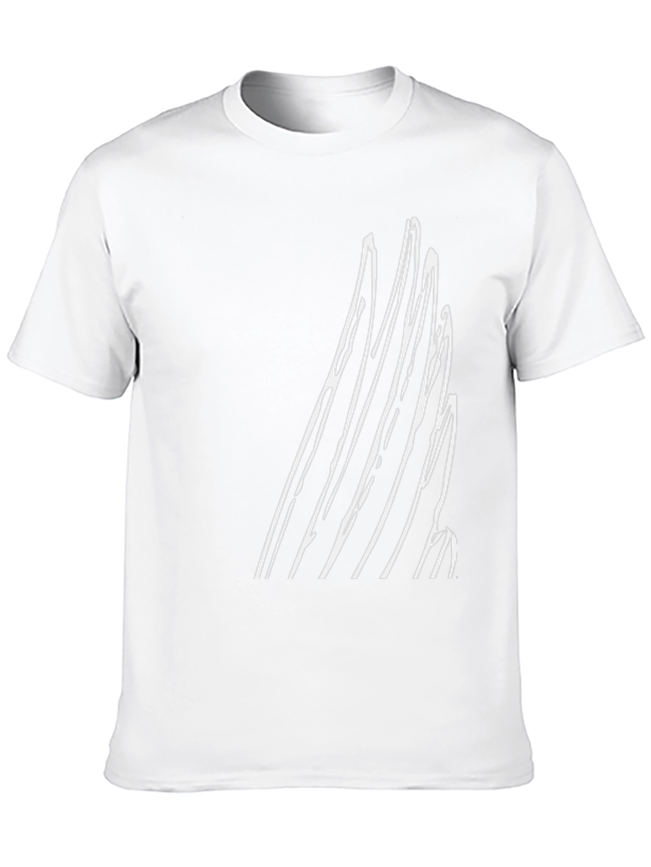 Abstract Graphic Tee - Modern Black T-Shirt