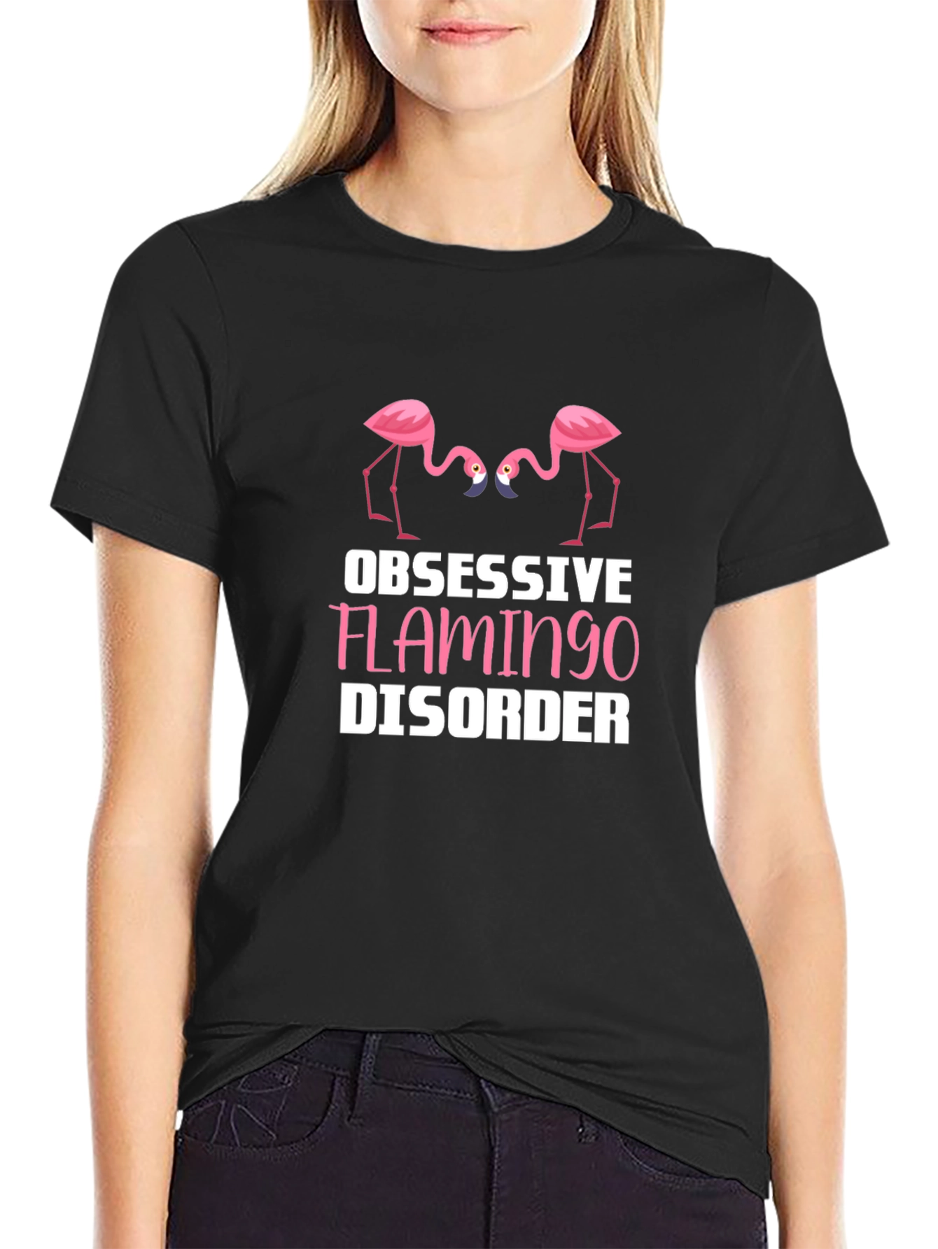 Obsessive Flamingo Disorder T-Shirt - Funny Animal Tee