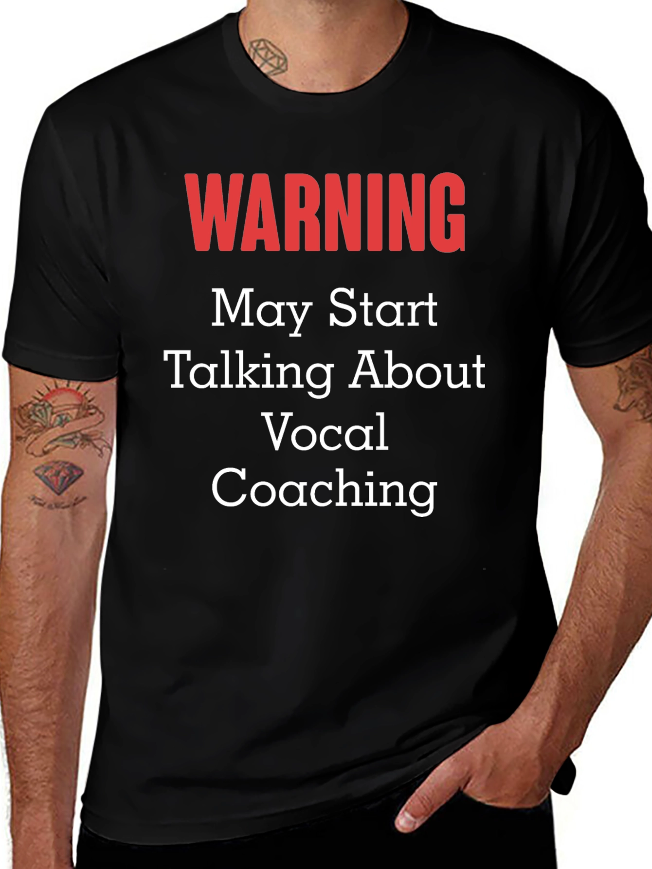 Warning: May Talk About Vocal Coaching T-Shirt