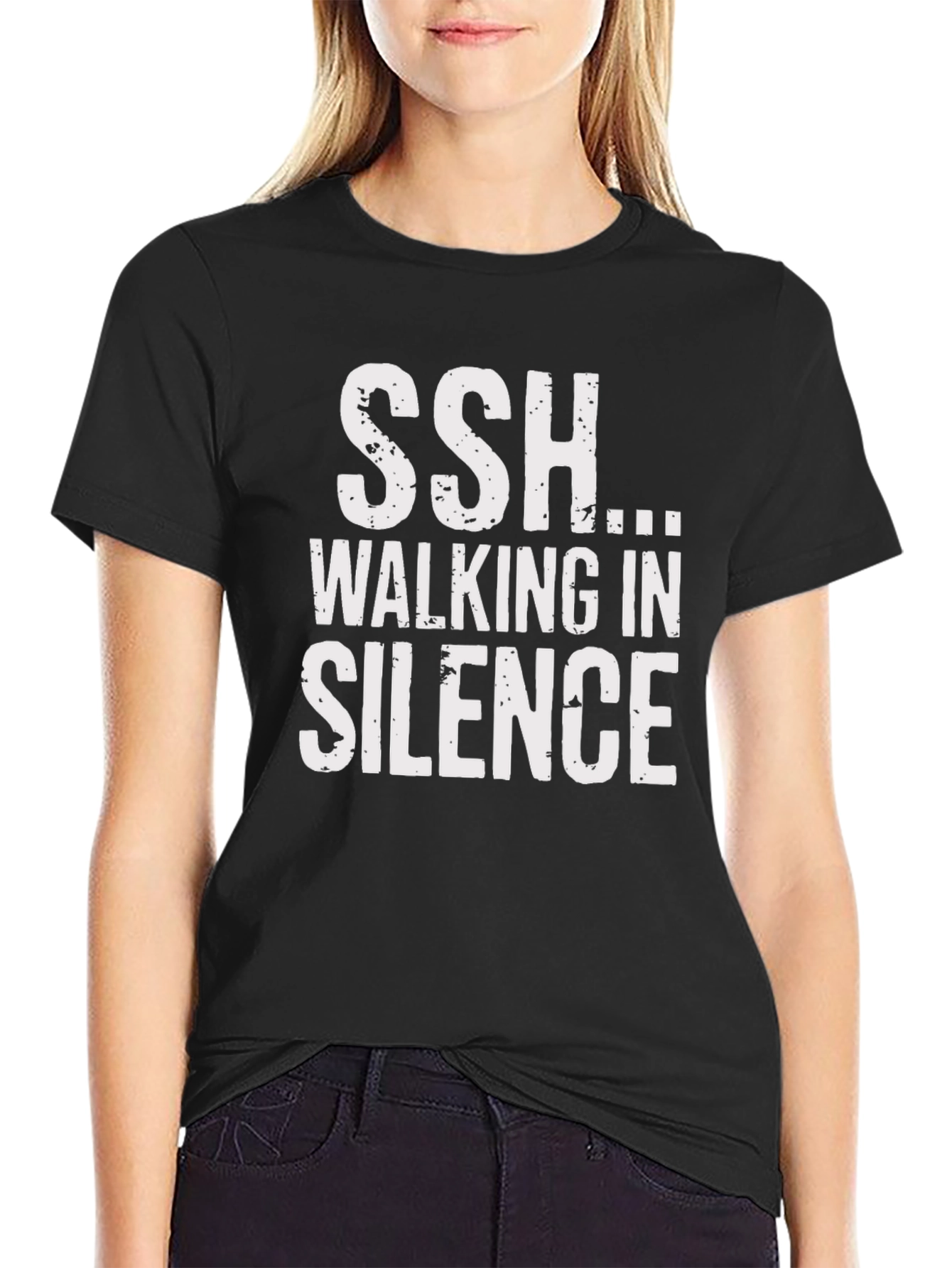 SSH Walking in Silence Graphic Tee