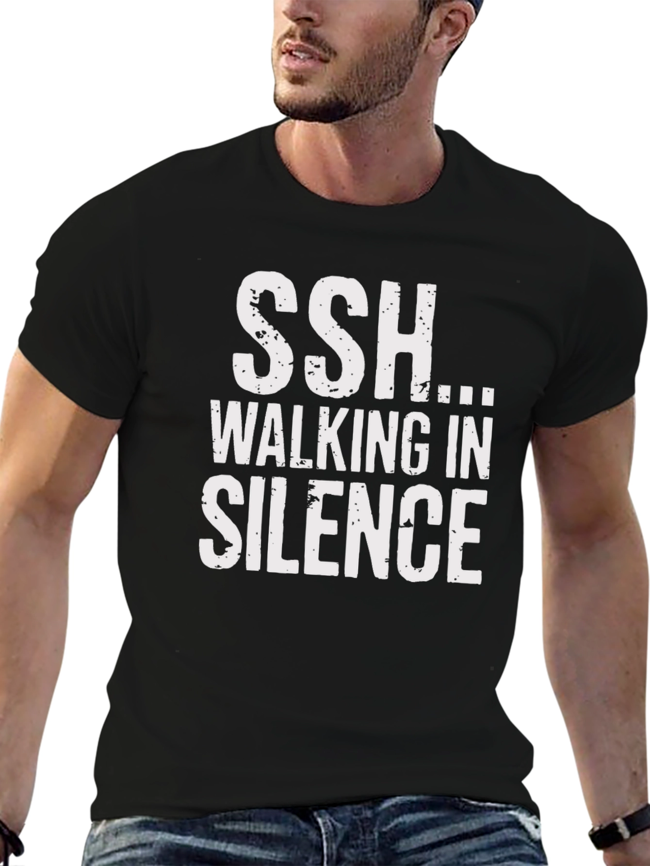 SSH Walking in Silence Graphic Tee