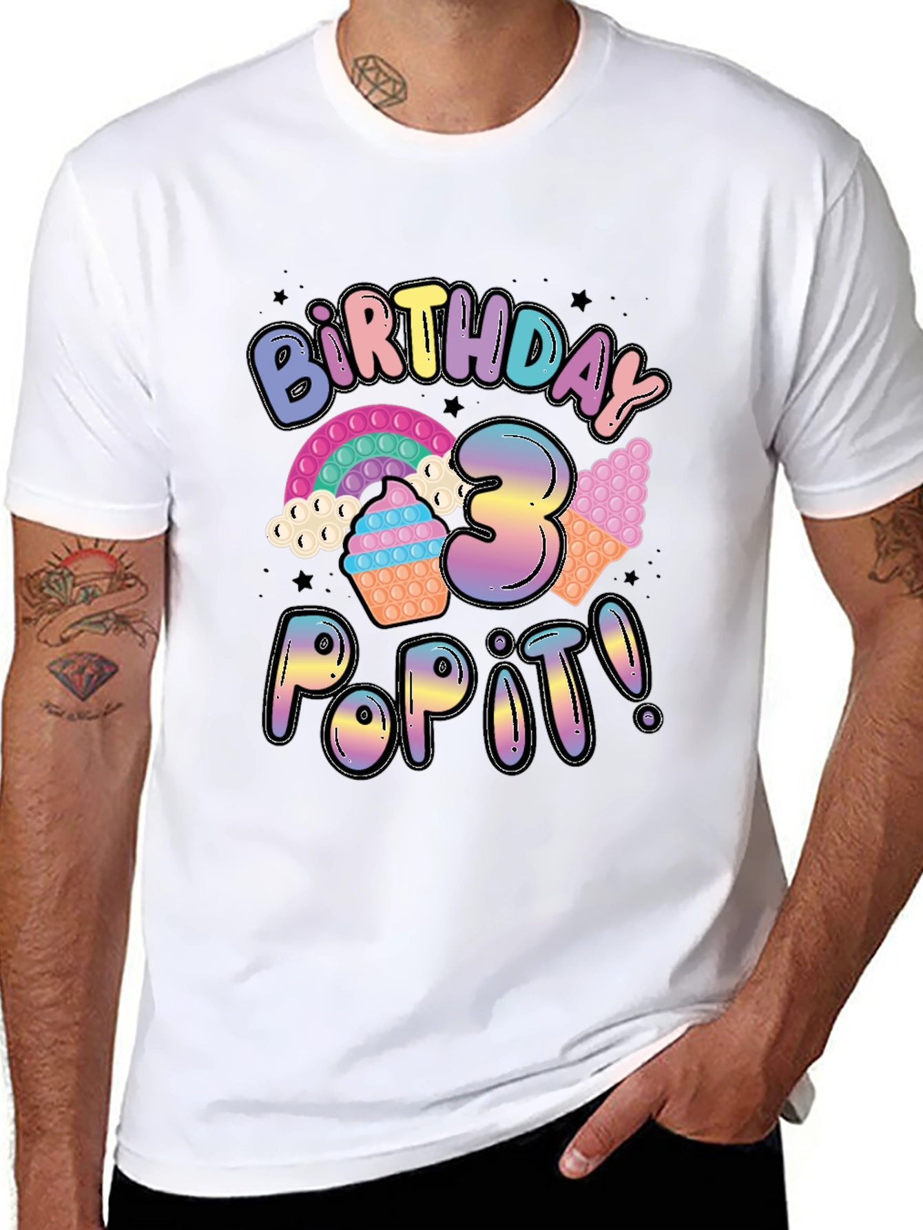 Birthday Pop It 3 T-Shirt