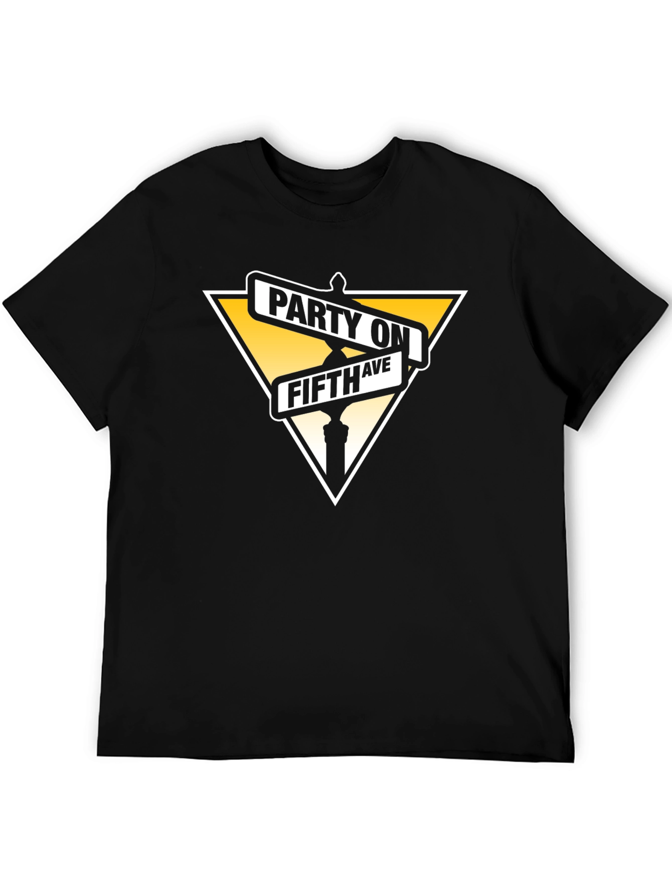 Party on Fifth Ave Black T-Shirt