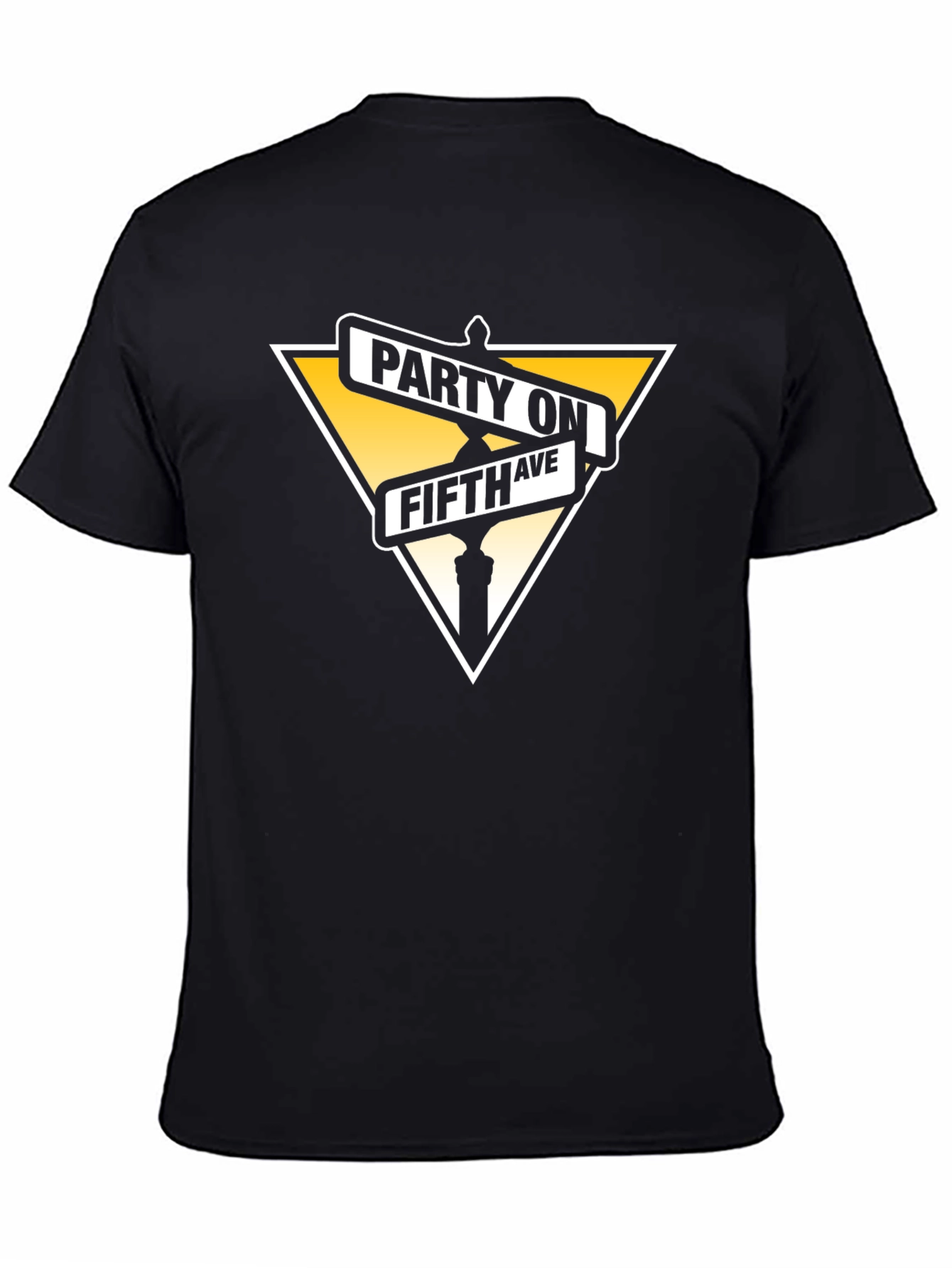 Party on Fifth Ave Black T-Shirt