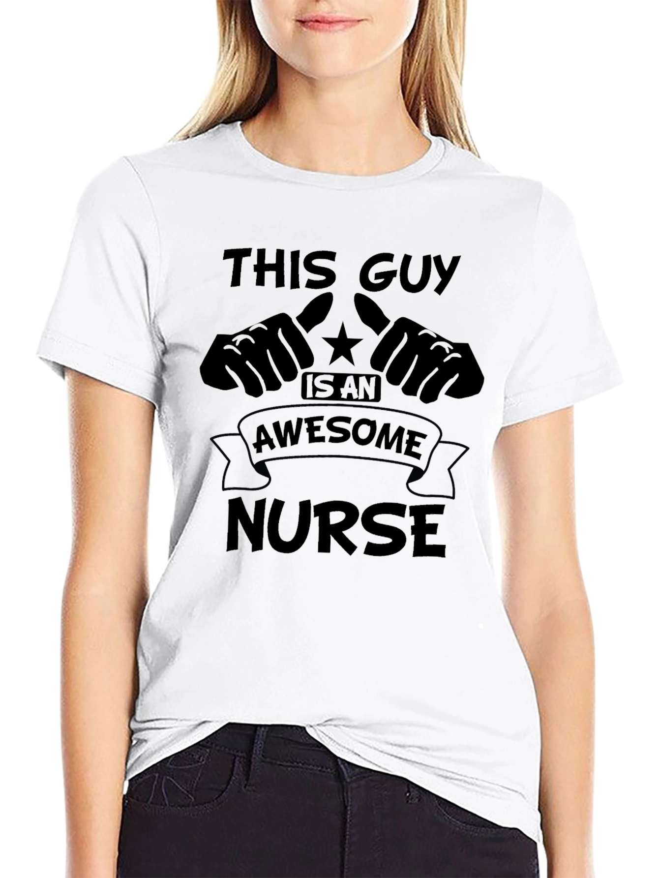 Awesome Nurse Graphic T-Shirt