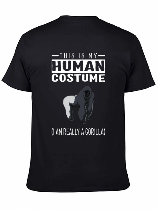 Human Costume Gorilla T-Shirt - Funny Animal Tee