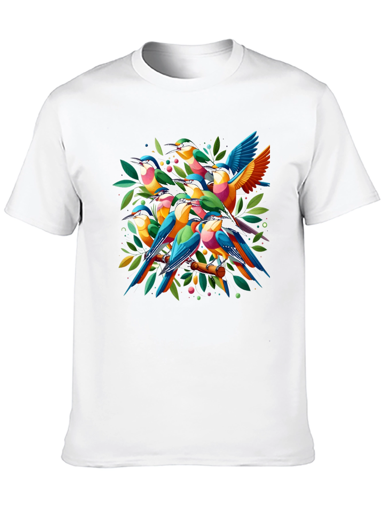 Vibrant Bird T-Shirt - Eye-Catching Graphic Tee