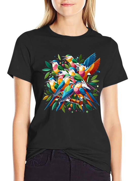 Vibrant Bird T-Shirt - Eye-Catching Graphic Tee