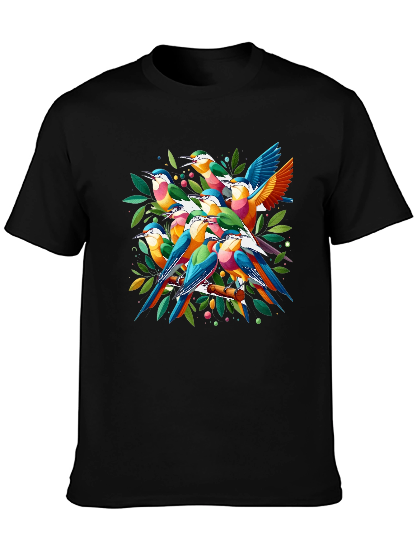 Vibrant Bird T-Shirt - Eye-Catching Graphic Tee