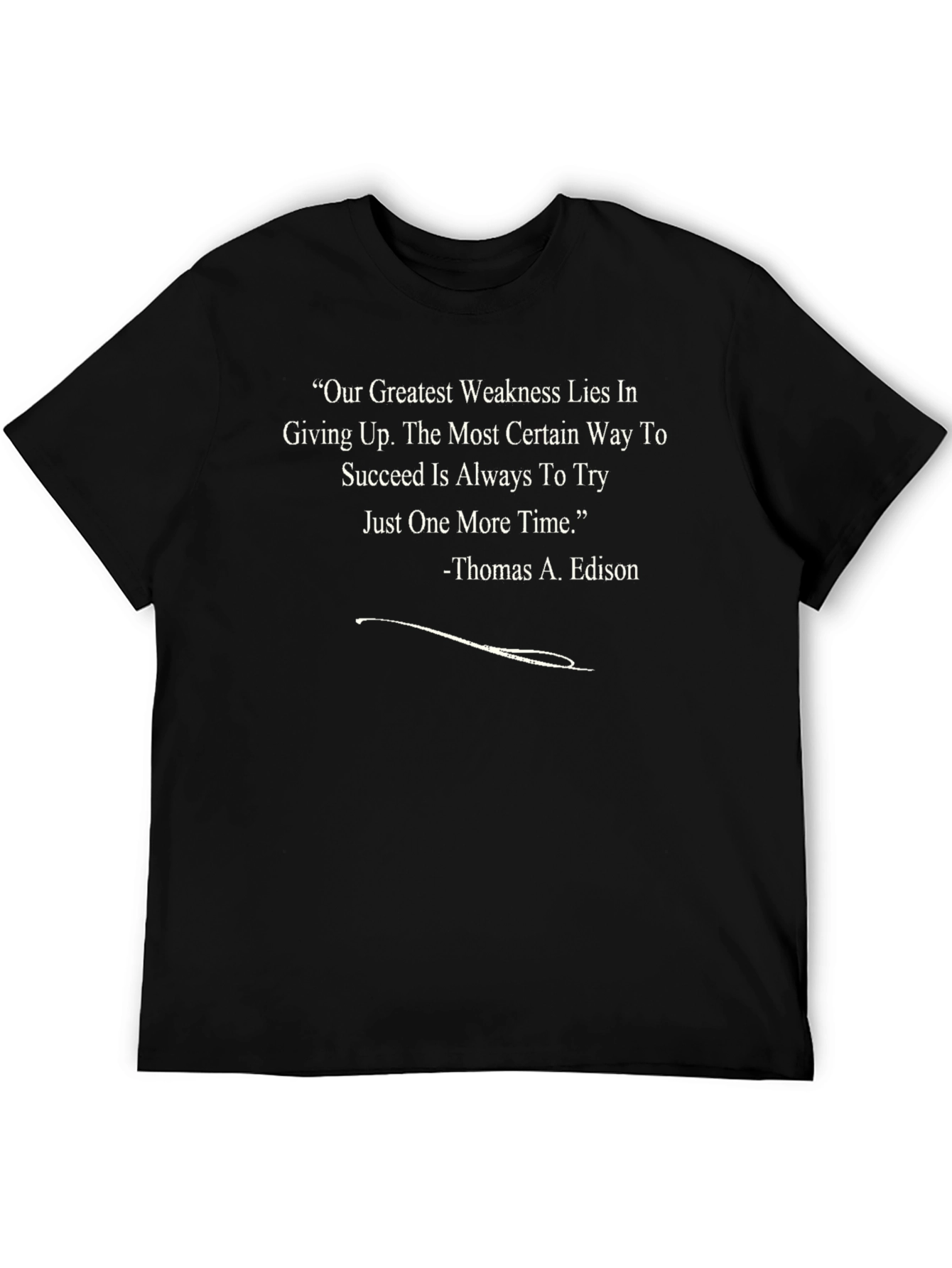 Inspirational Edison Quote T-Shirt