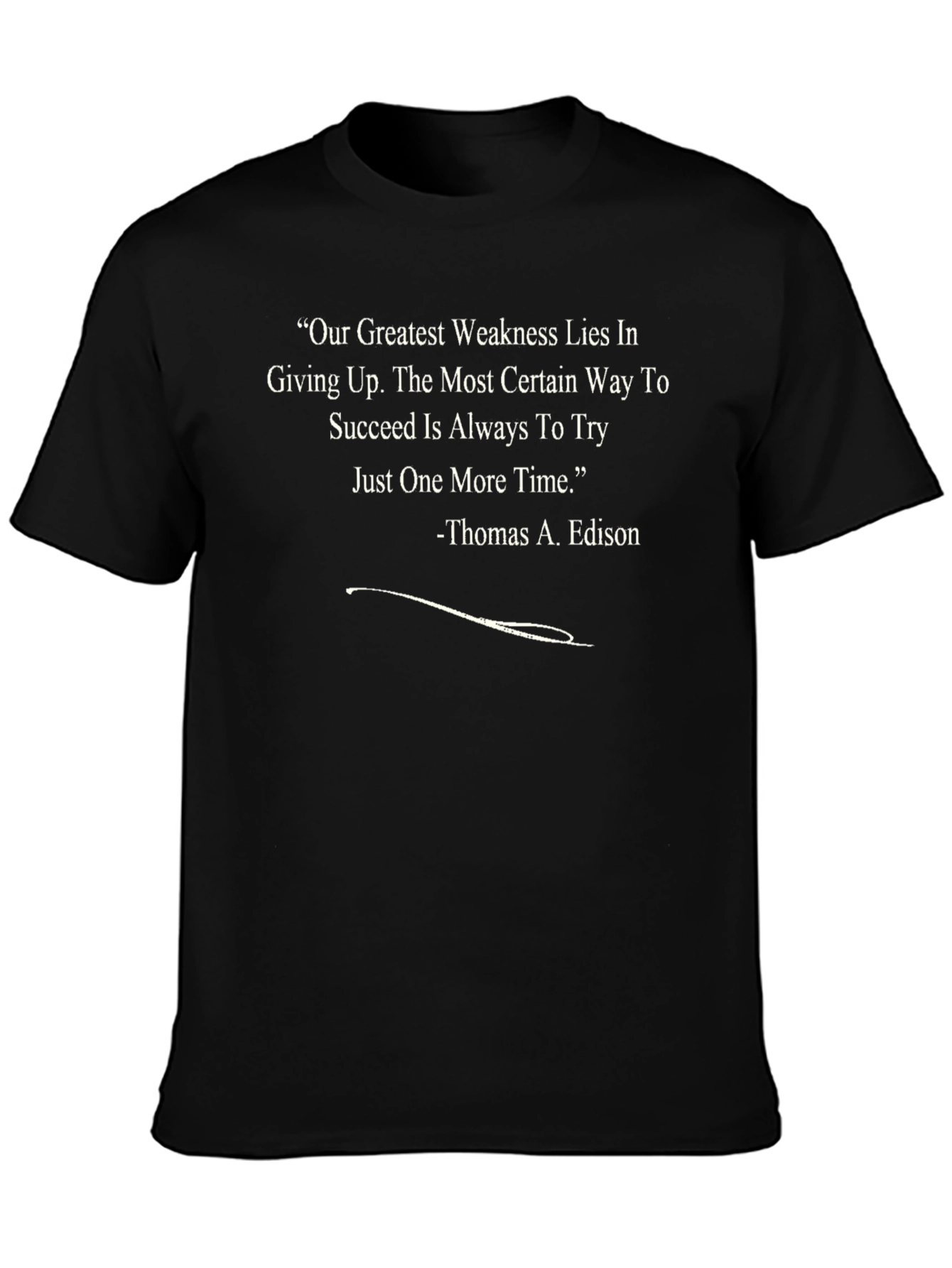 Inspirational Edison Quote T-Shirt