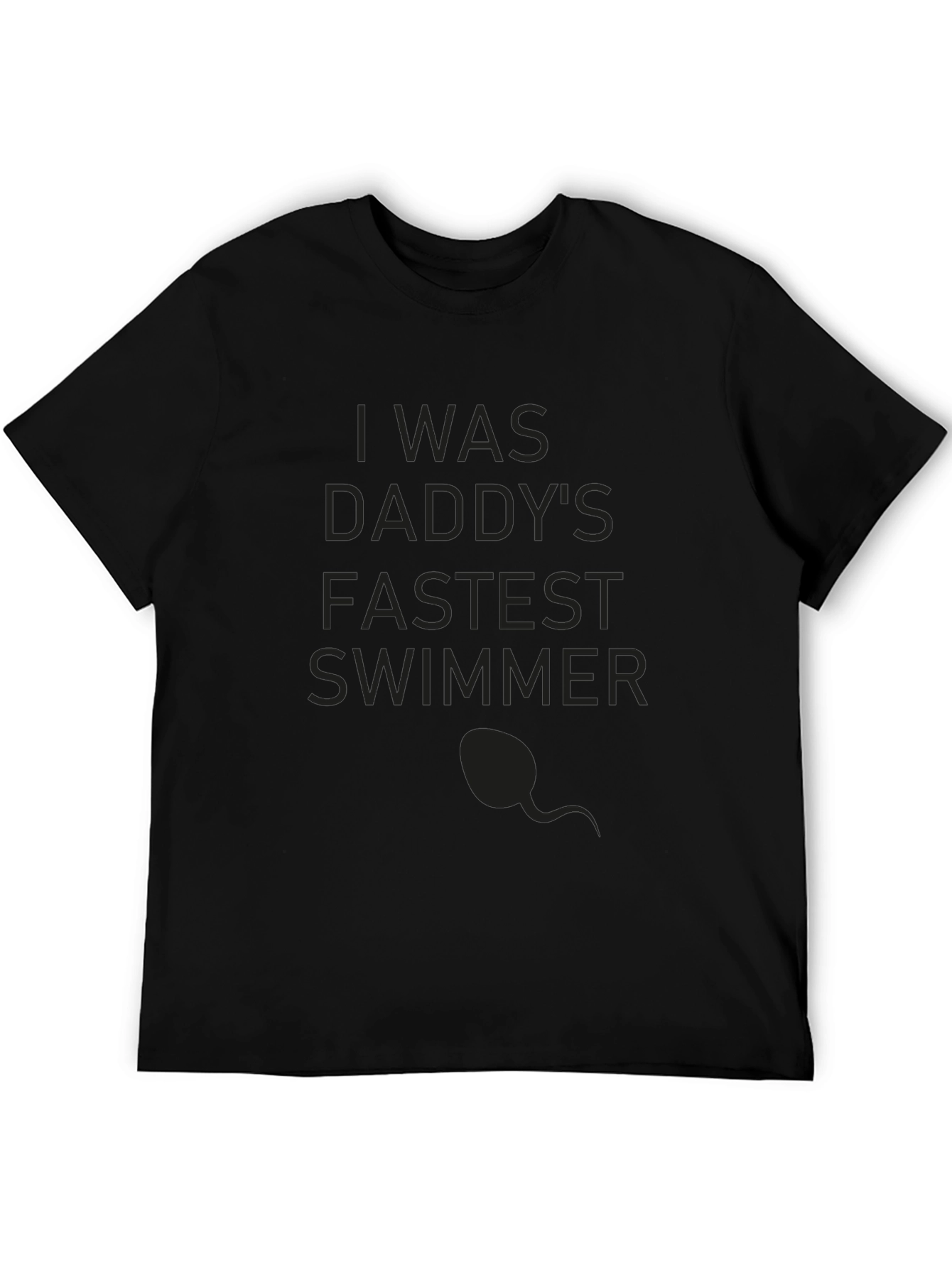 Daddys Fastest Swimmer Tee - Funny Novelty Shirt