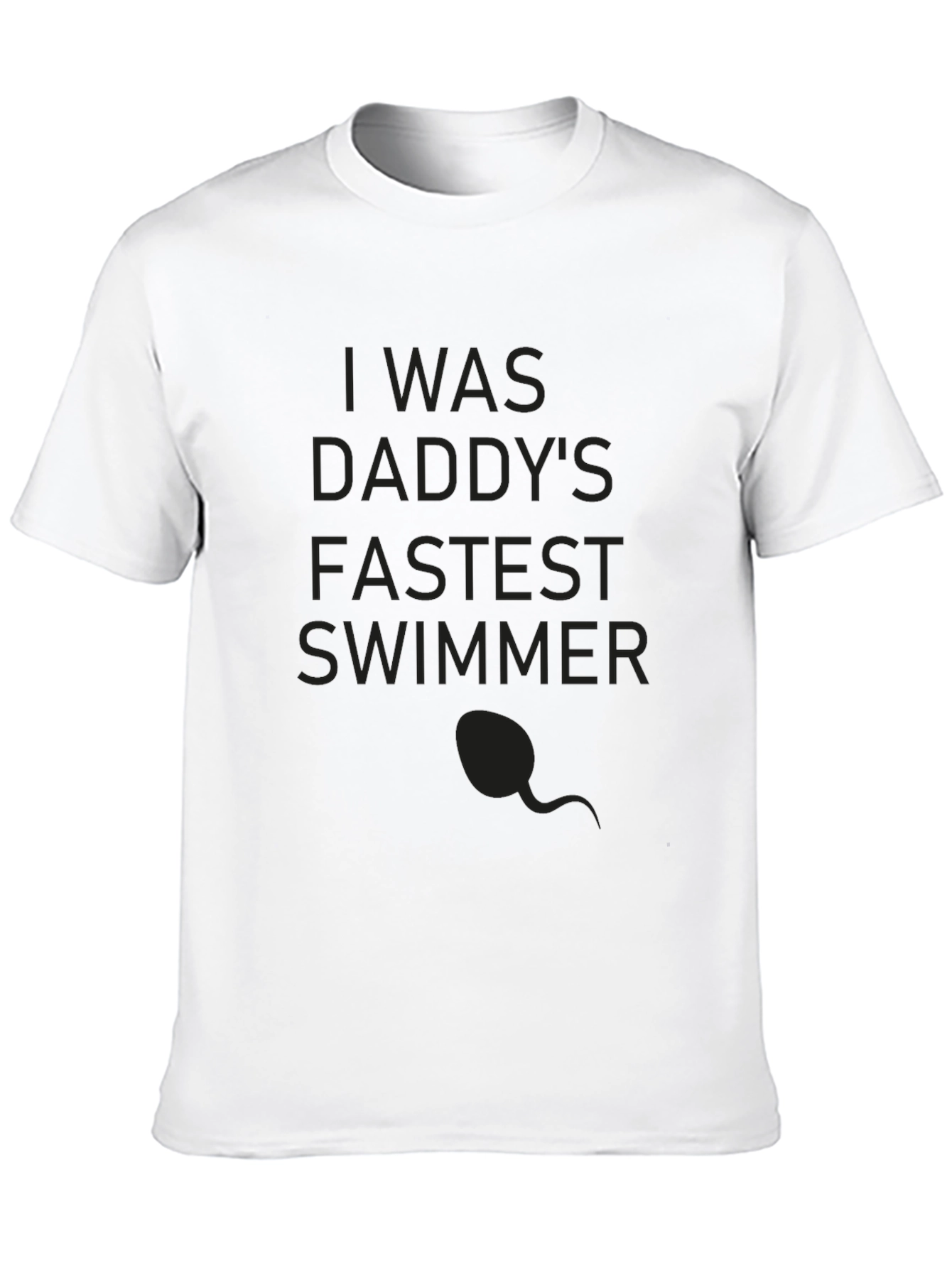 Daddys Fastest Swimmer Tee - Funny Novelty Shirt
