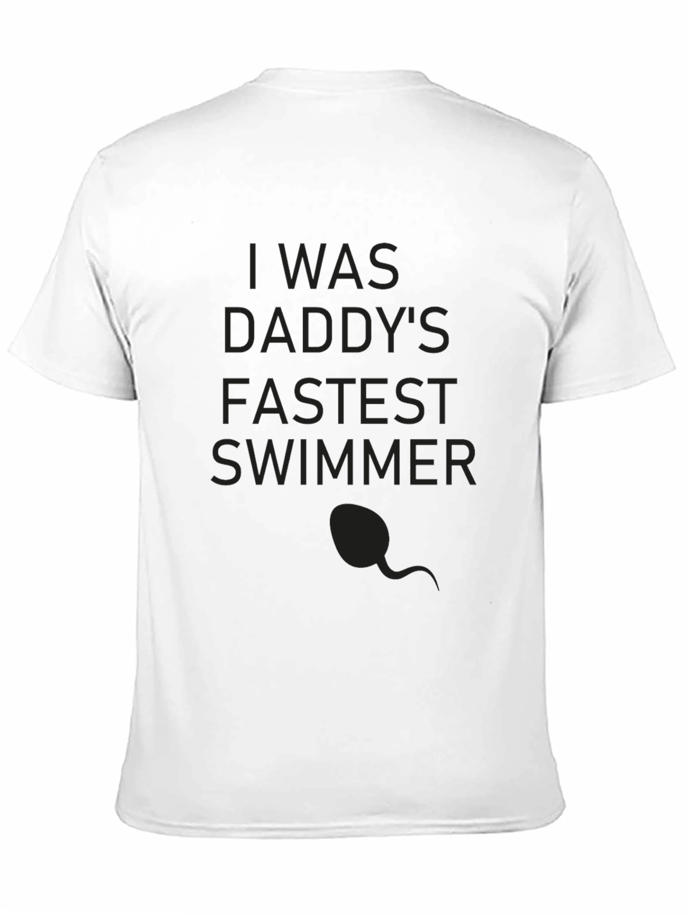 Daddys Fastest Swimmer Tee - Funny Novelty Shirt