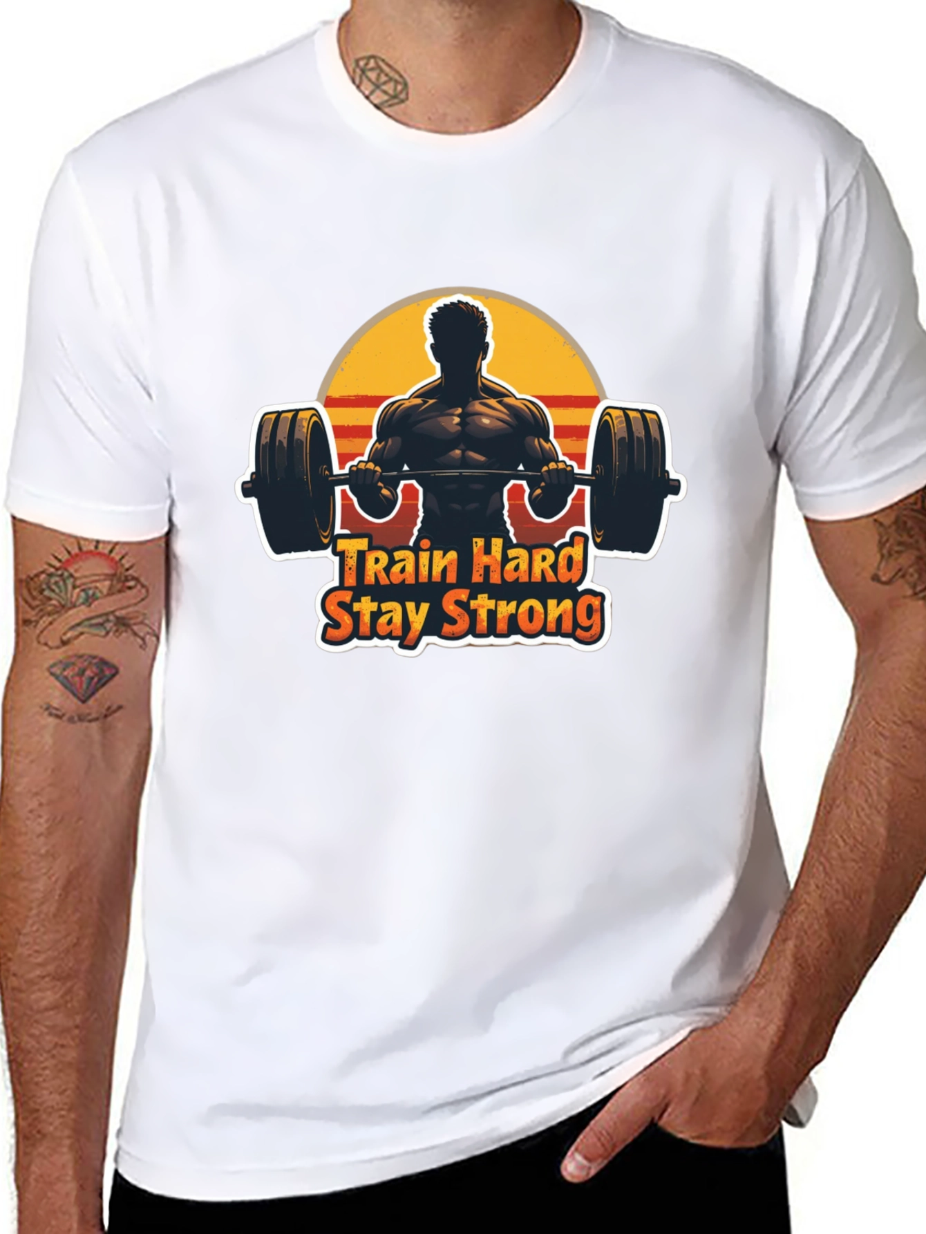 Train Hard Stay Strong Graphic Tee