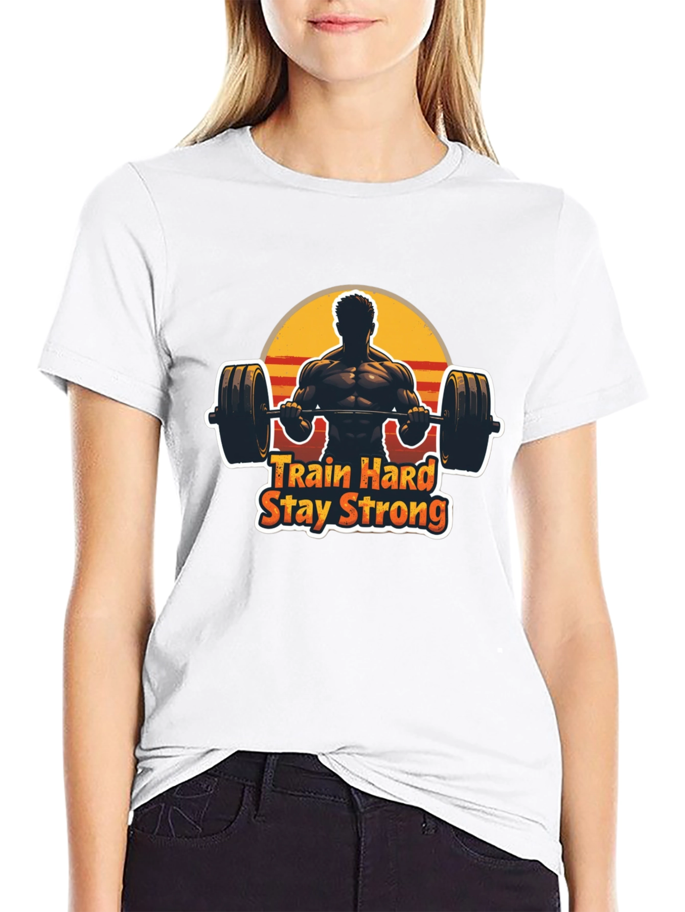 Train Hard Stay Strong Graphic Tee