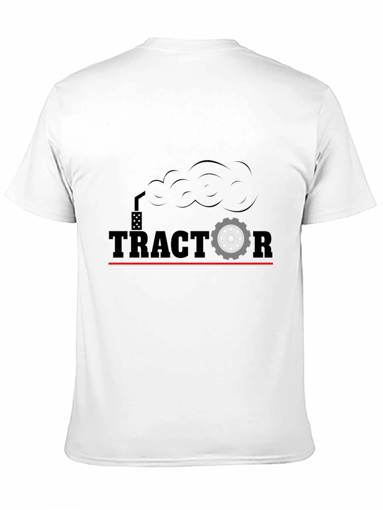 Tractor Graphic T-Shirt - Black Cotton Tee
