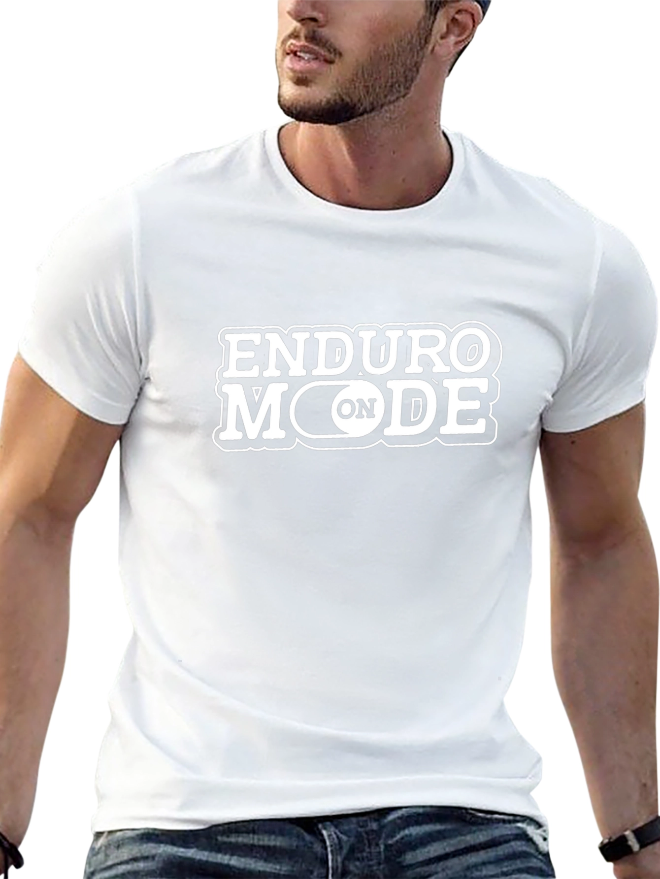 Enduro Mode On Black Graphic Tee