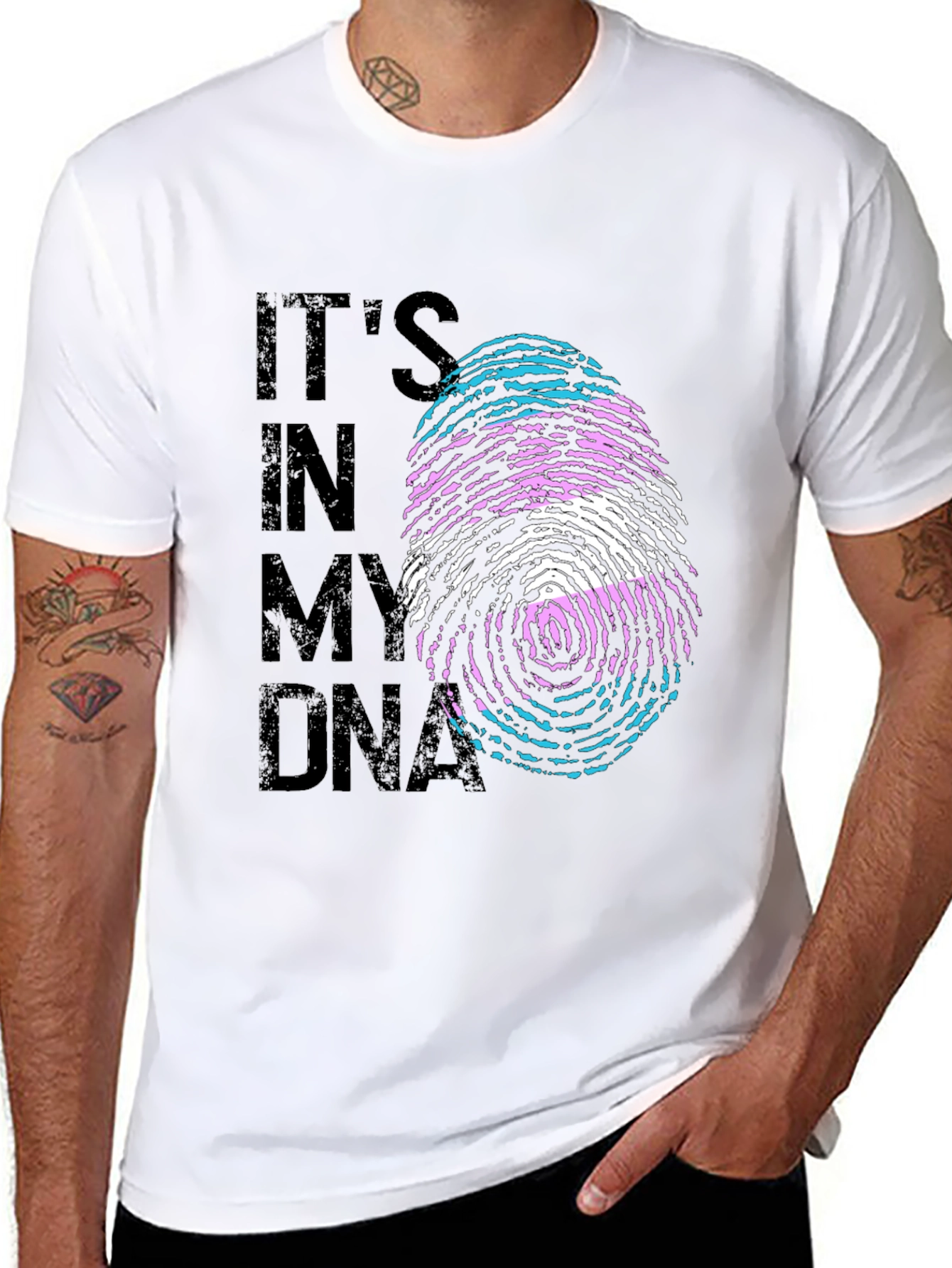 Its In My DNA Transgender Pride T-Shirt