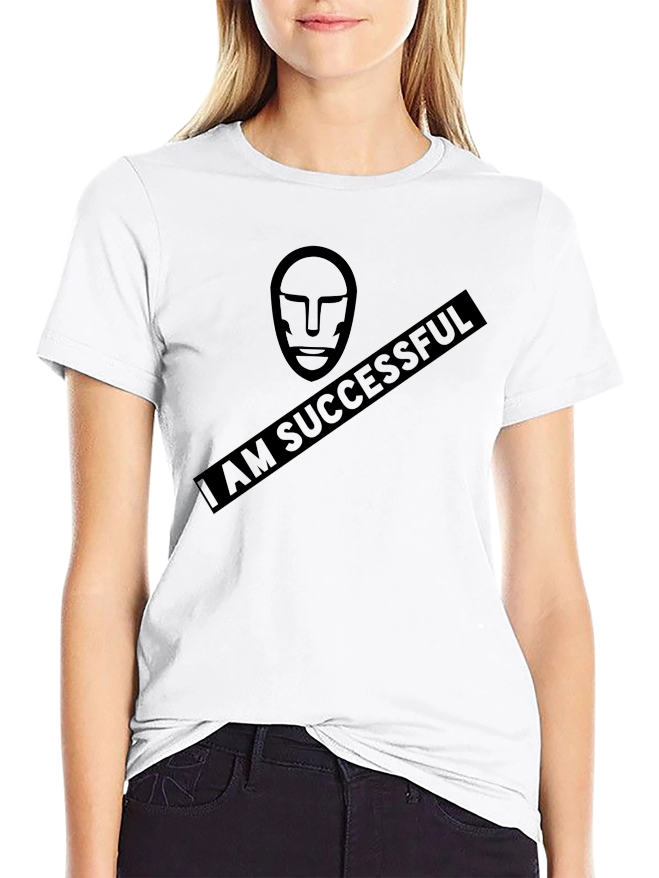 I AM Successful Black Graphic Tee