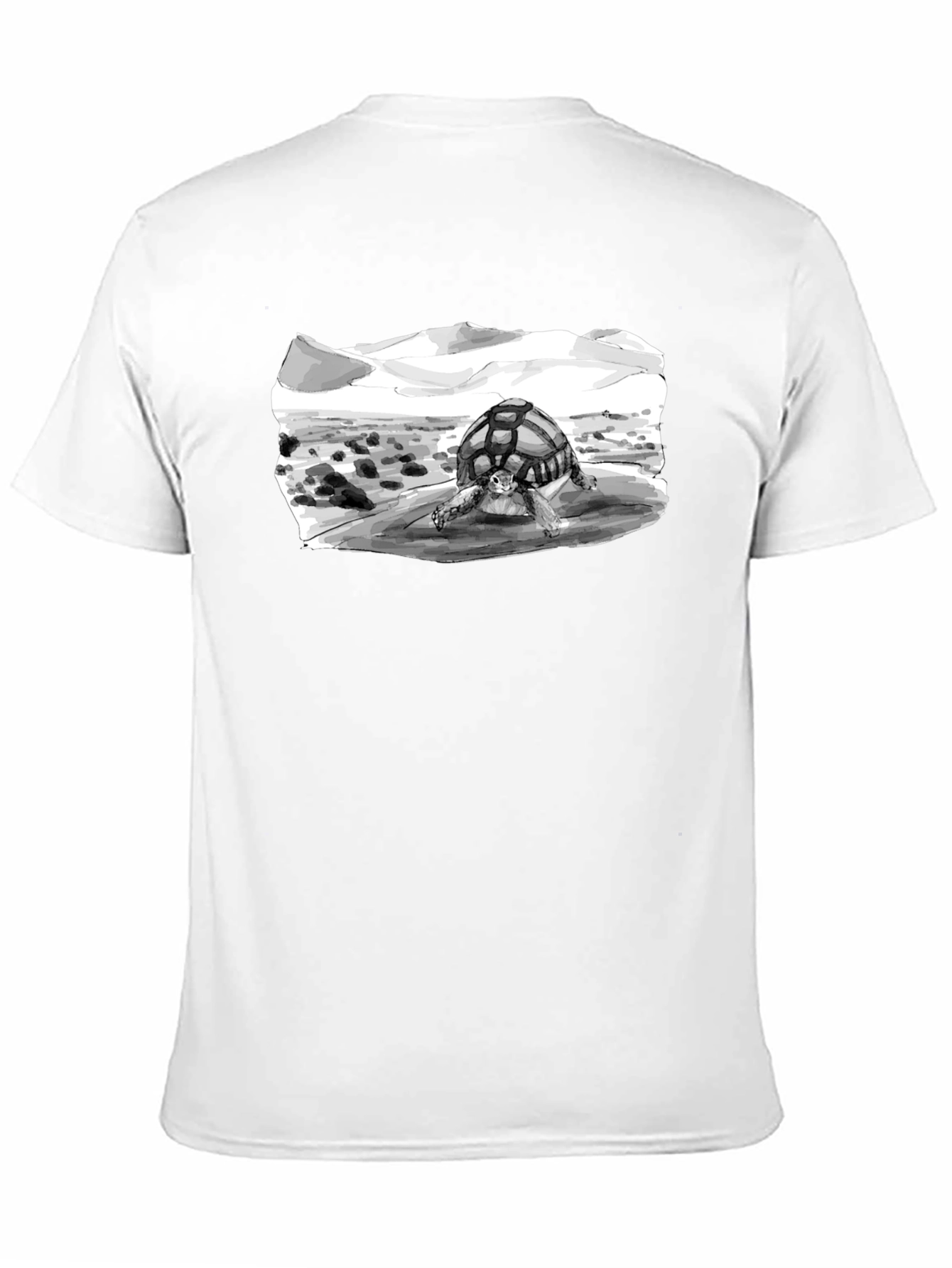 Desert Tortoise Graphic Tee - Black