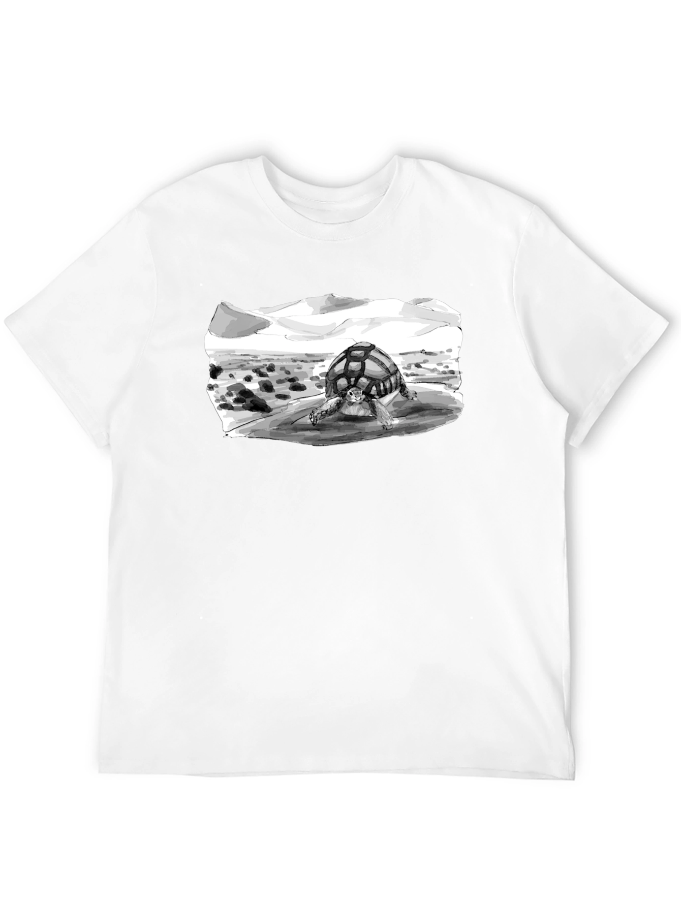 Desert Tortoise Graphic Tee - Black