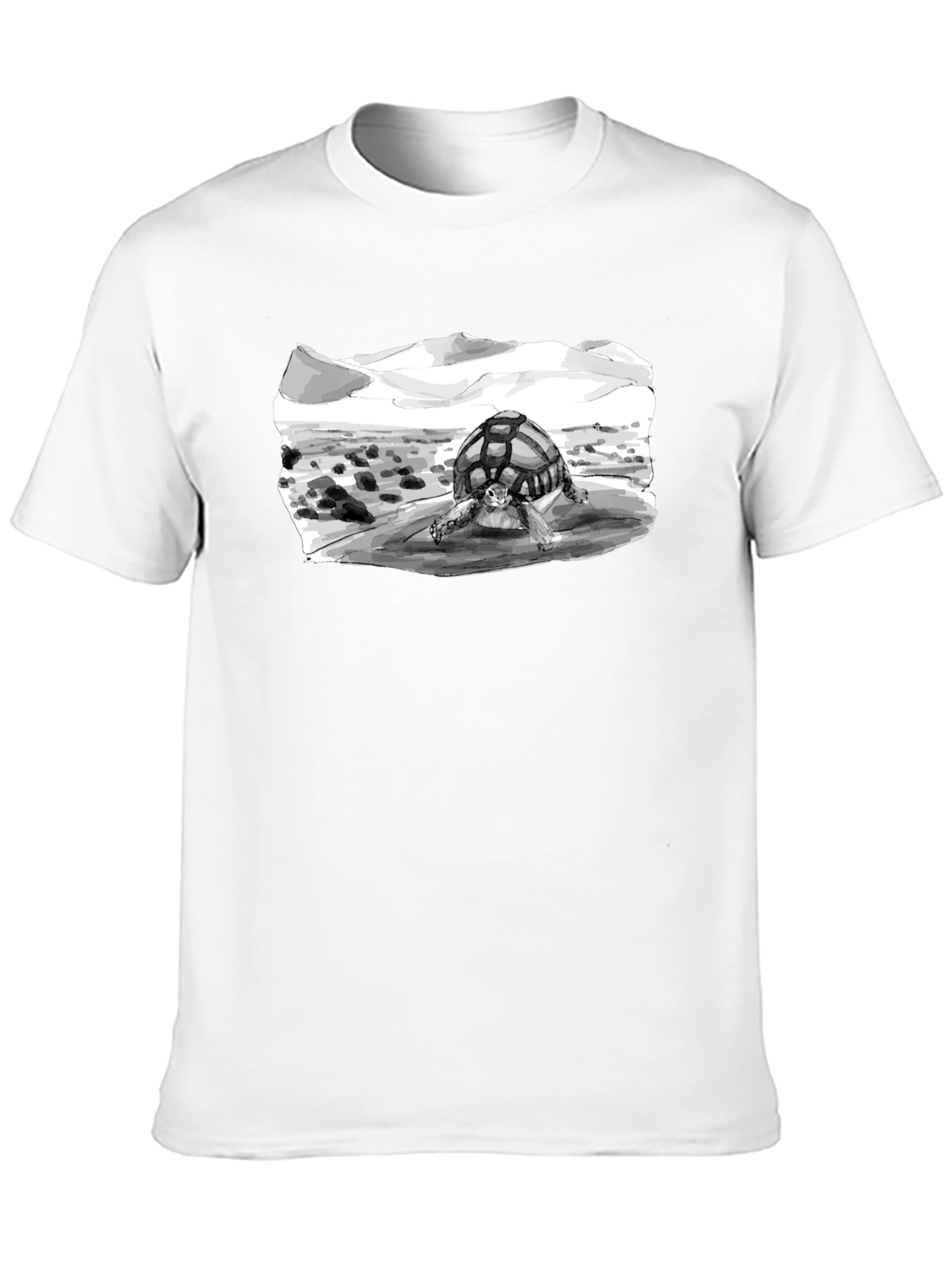 Desert Tortoise Graphic Tee - Black